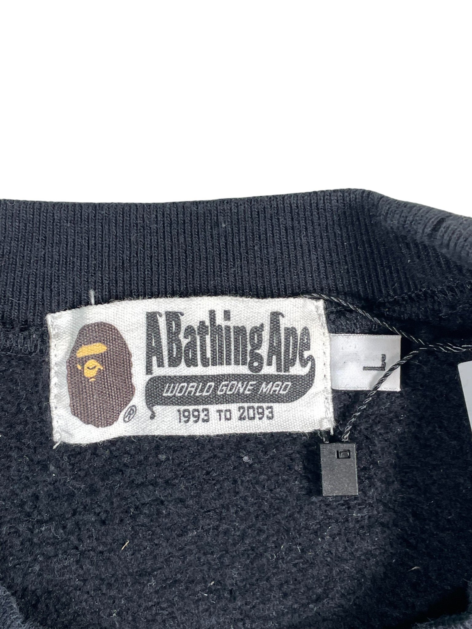 BAPE 'Planet of The Apes' Black Crewneck