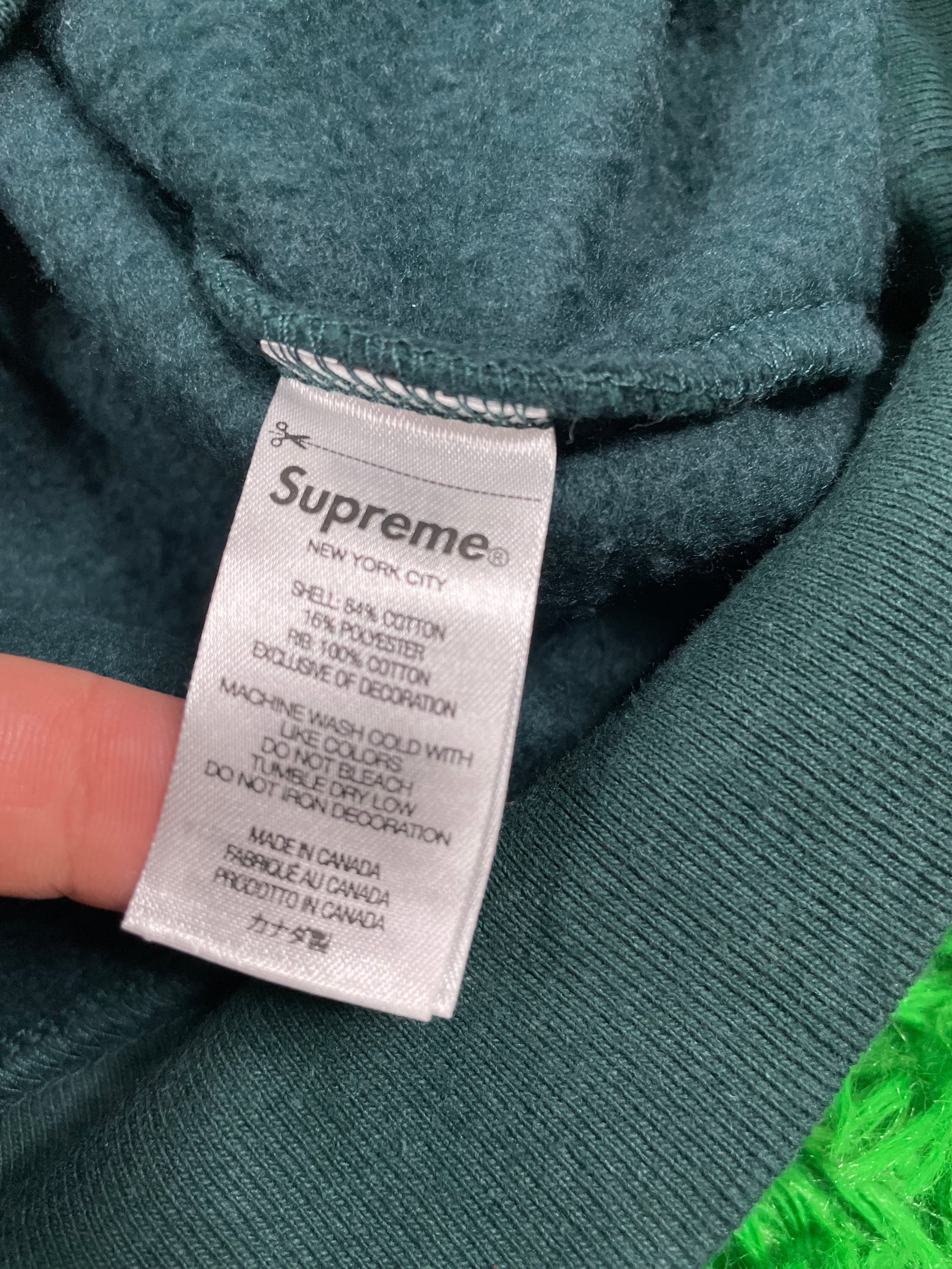 Supreme Crewneck BOGO Green Small Used