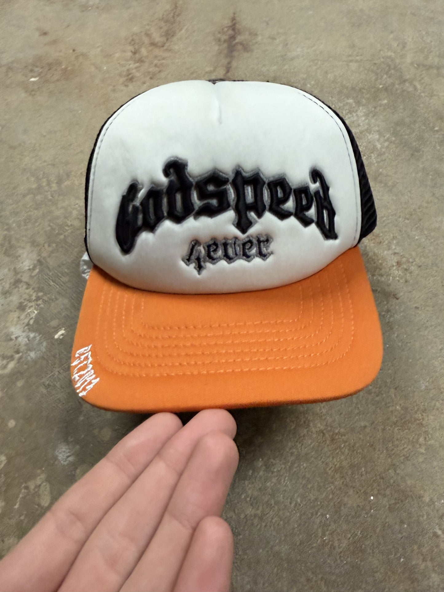 Godspeed Black White 4Ever Cap Used OS