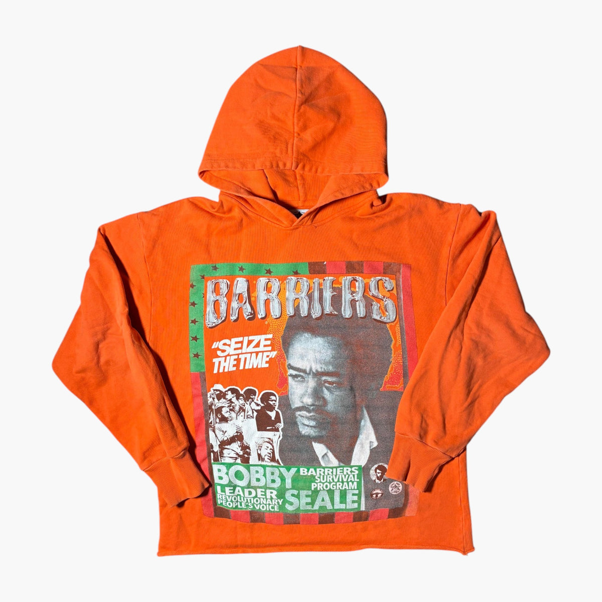 Barriers Orange Hoodie
