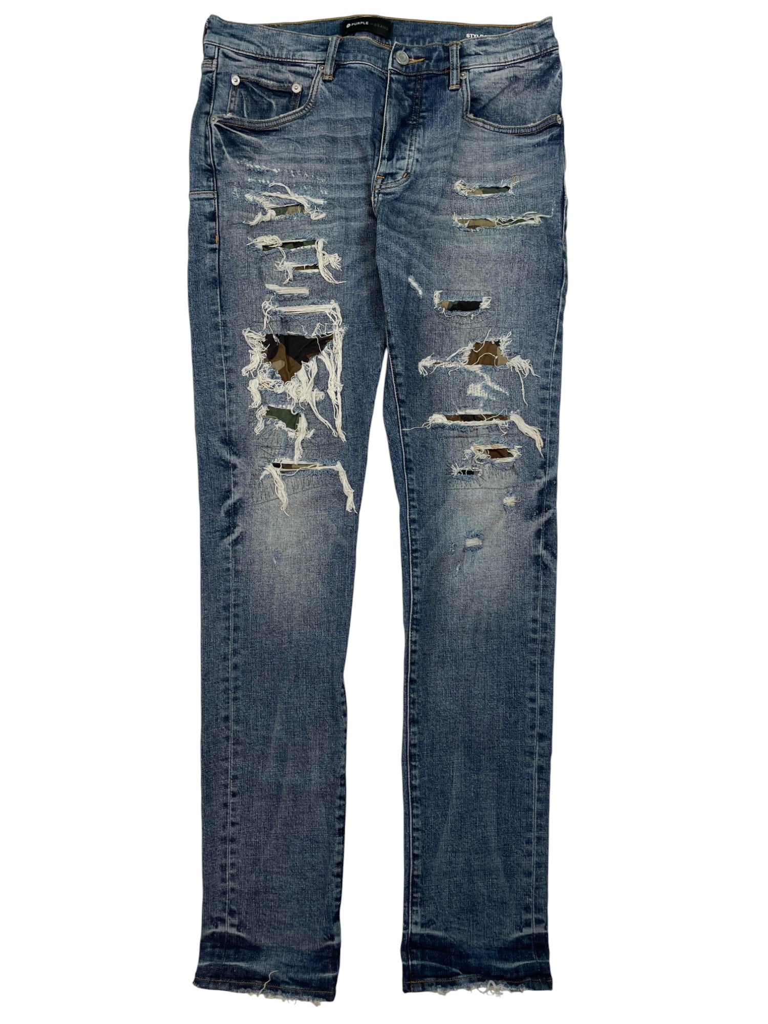 Purple Brand Dark Wash & Camo Jeans