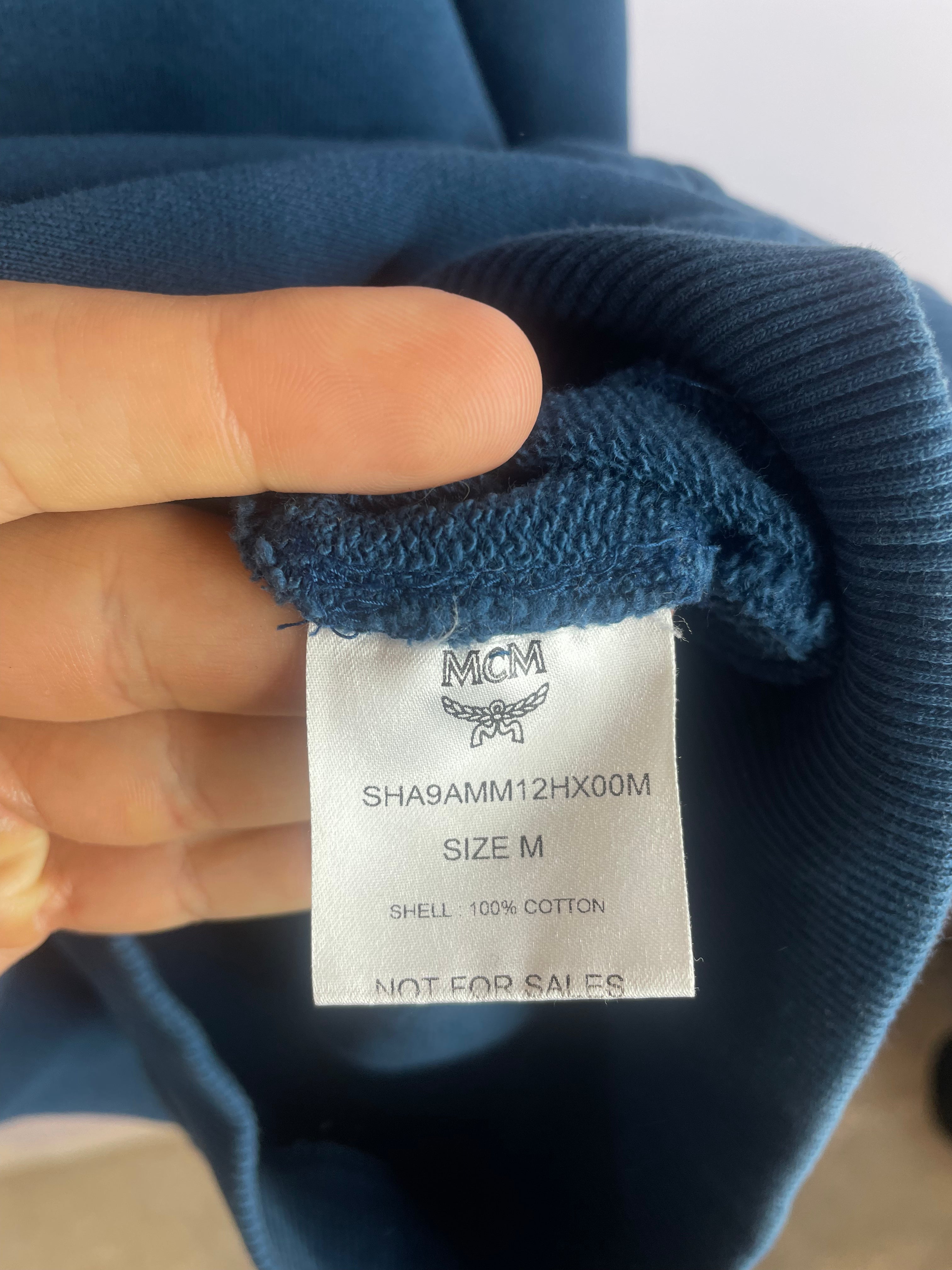MCM Crewneck Blue Used Medium