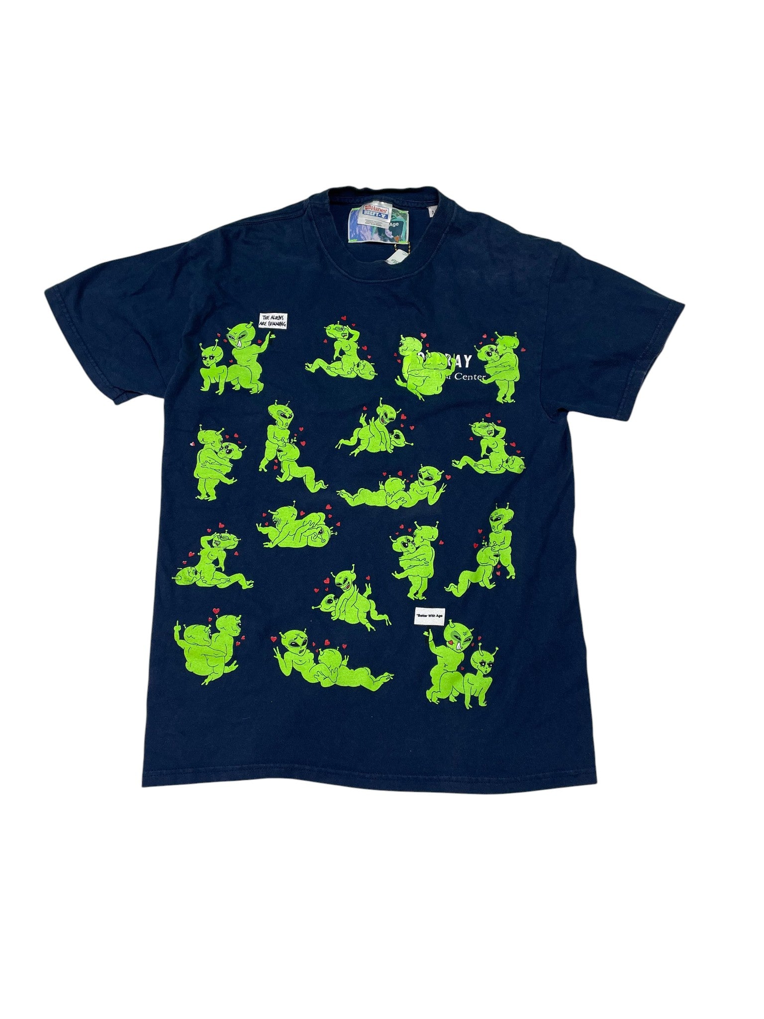 Better With Age 'Alien' Navy Tee