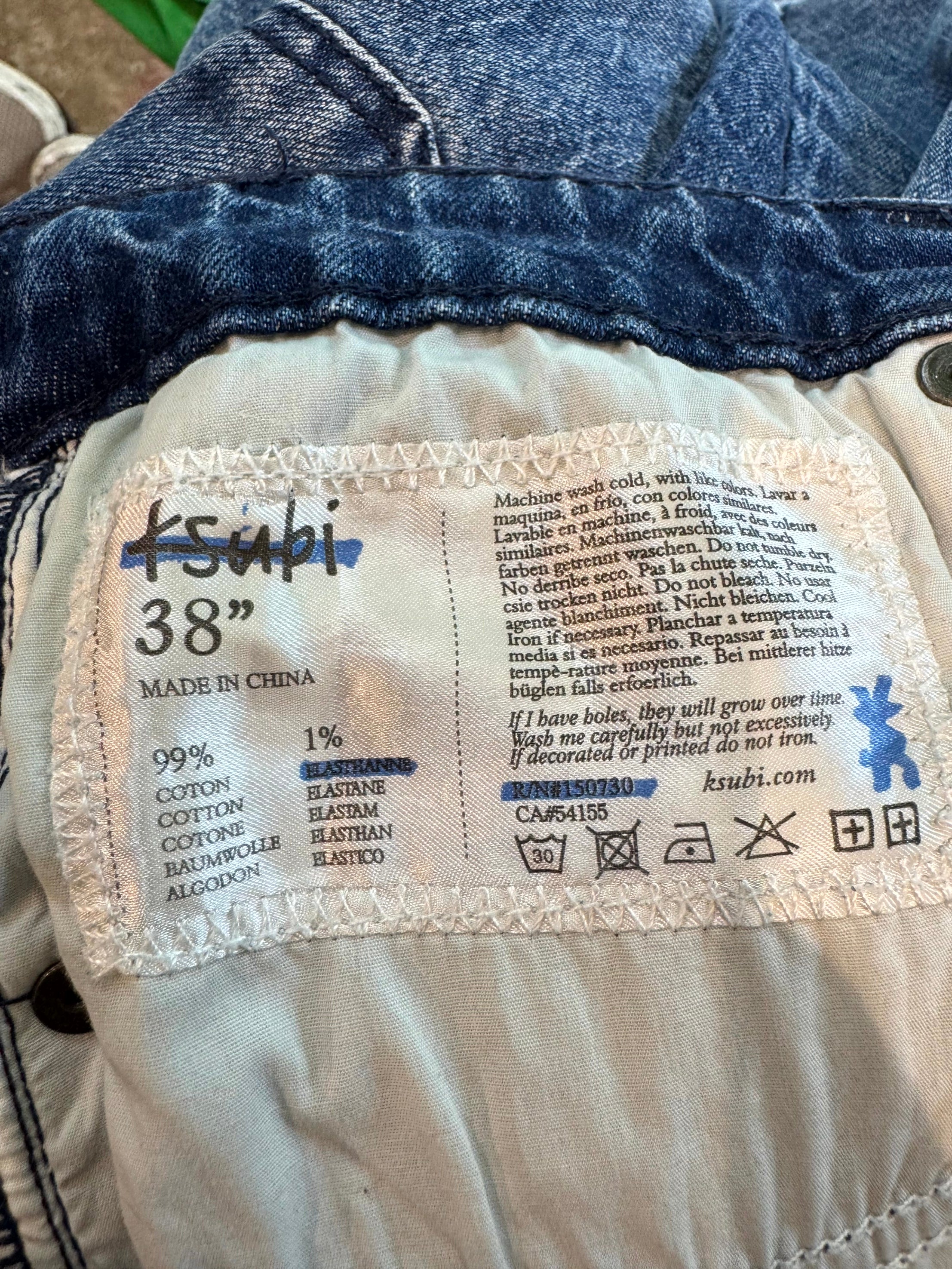 Ksubi Blue Jeans