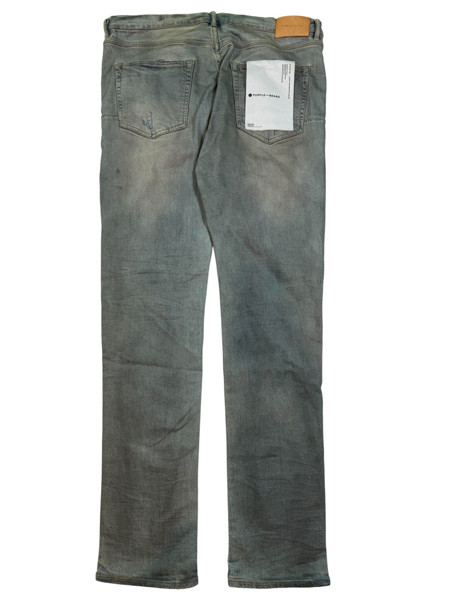 Purple Brand Blue Wax Ripped Jeans