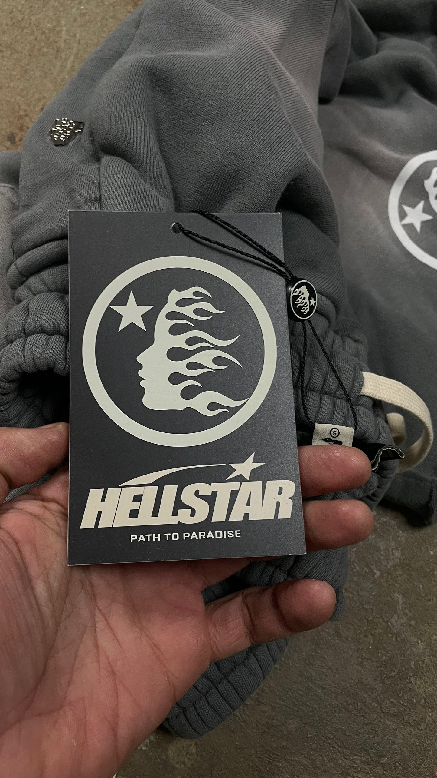 Hellstar Pin Shorts Grey New Small With Tags