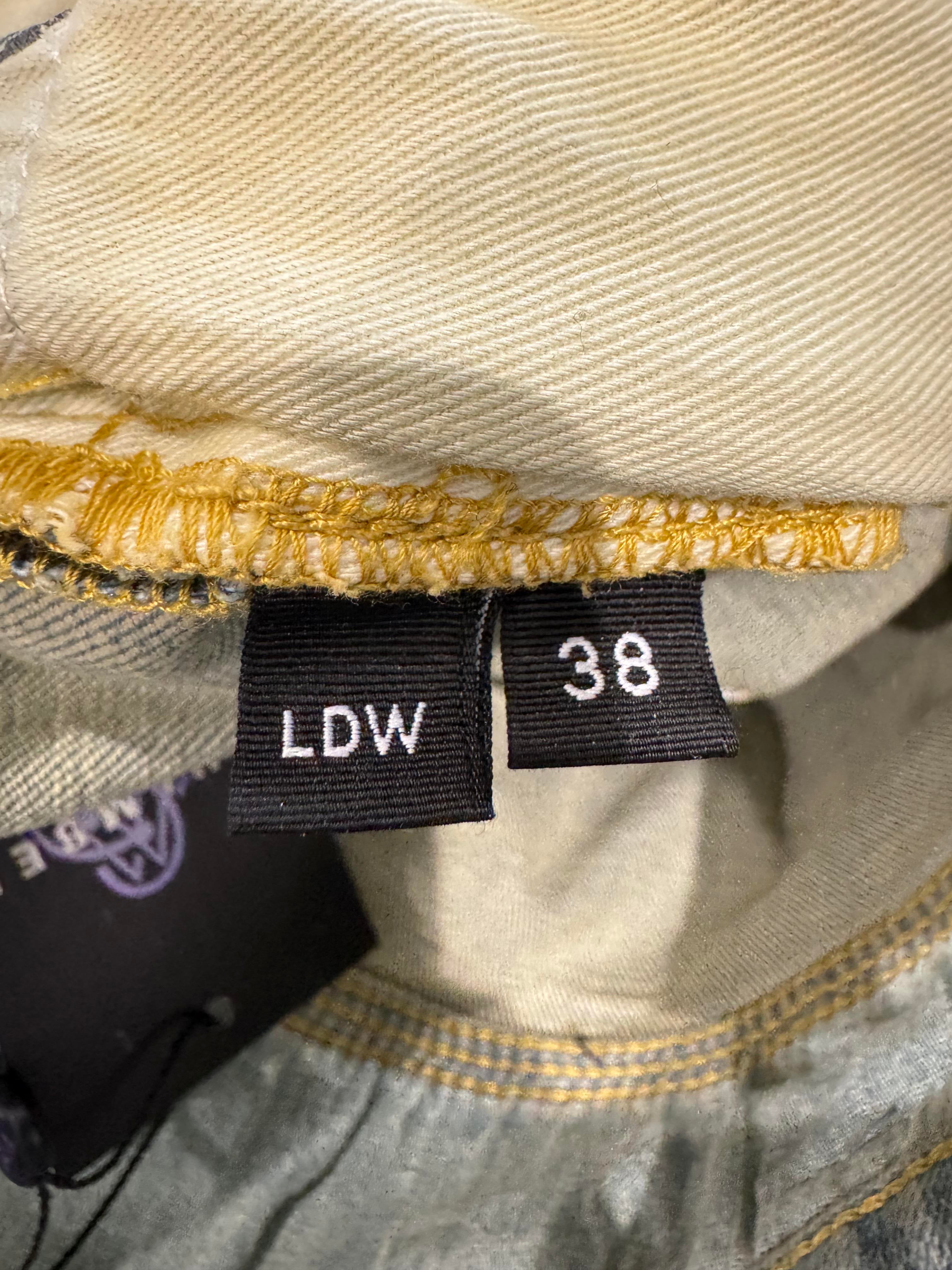 Purple Brand Blue Wax Ripped Jeans