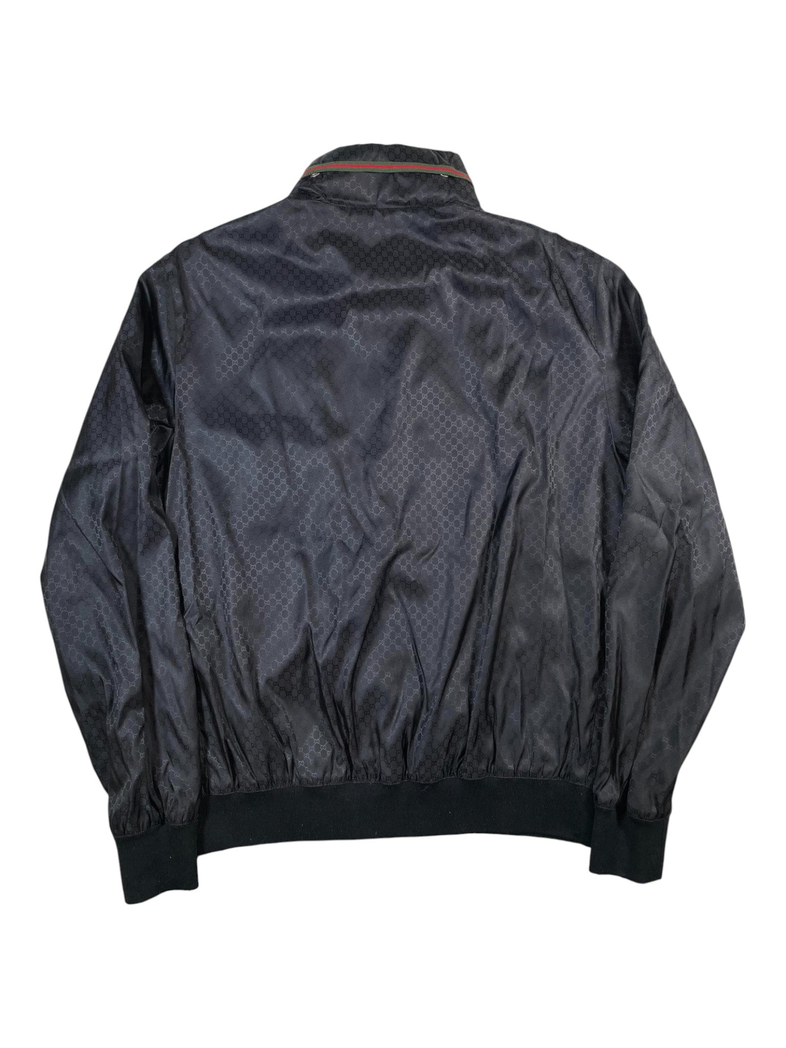 Gucci Monogram Windbreaker Black Jacket