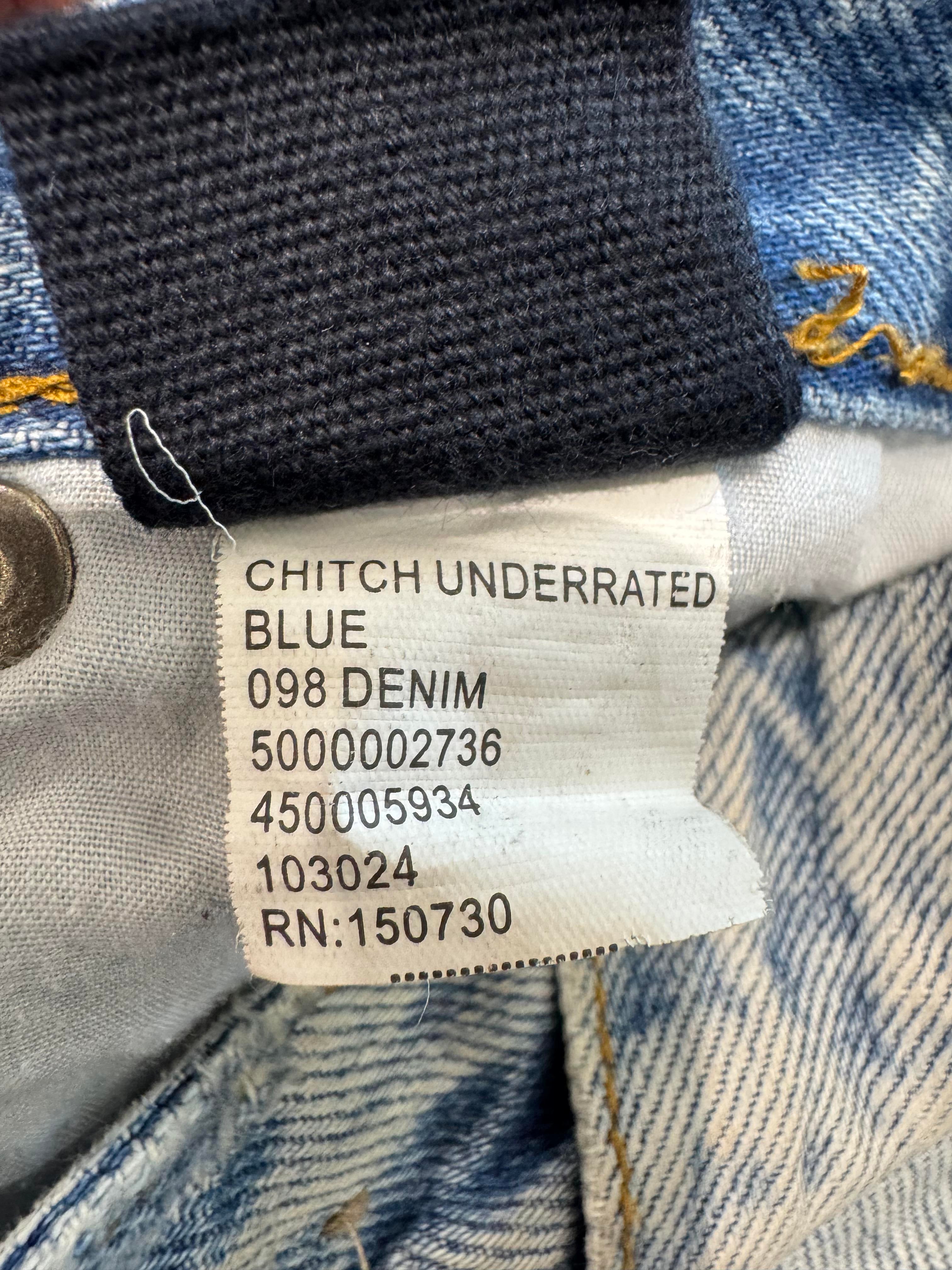 Ksubi Light Wash Ripped Box Logo Jeans