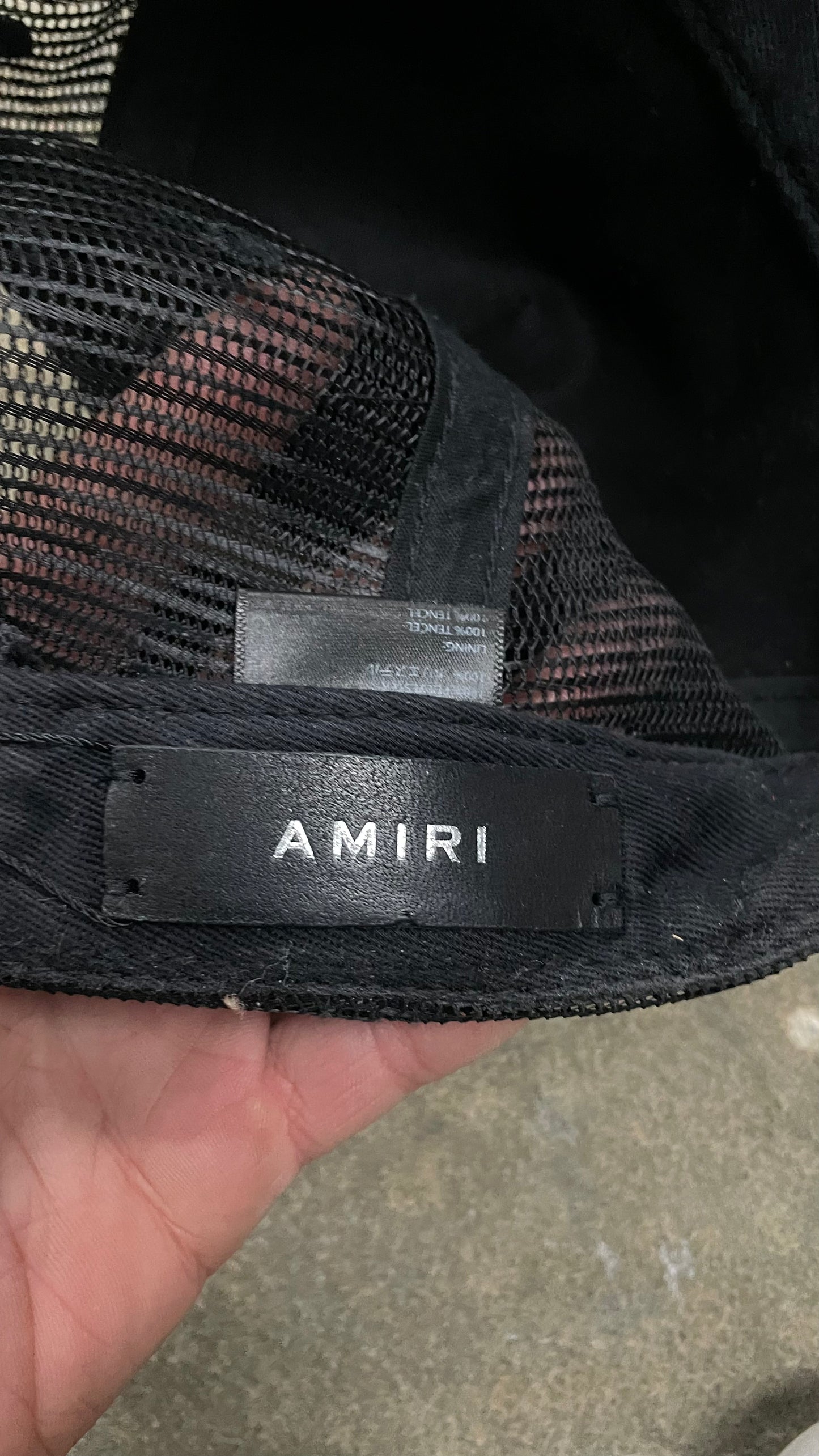 Amiri Beverly Hills Trucker Black Used OS