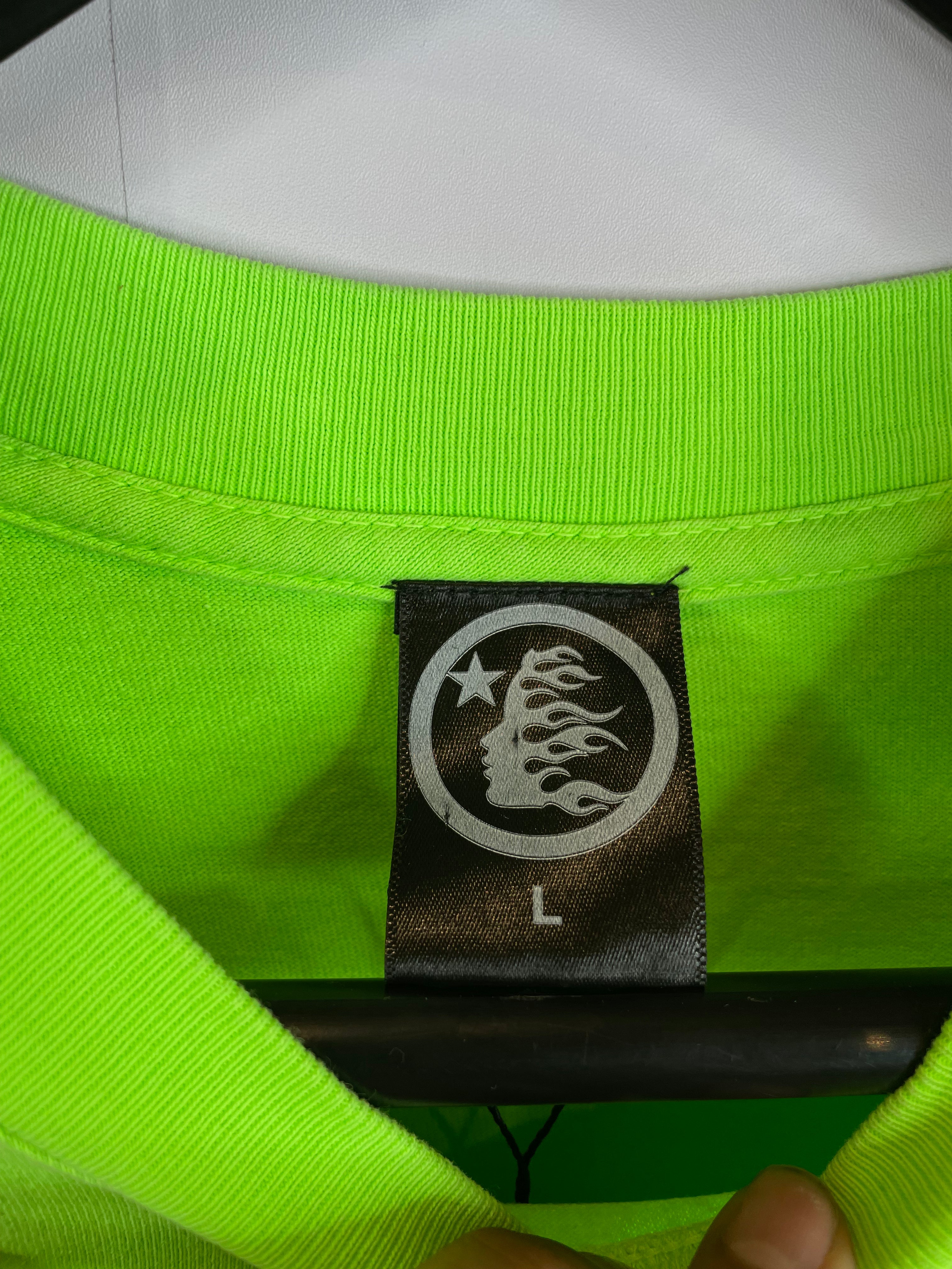 Hellstar Tee Neon Jesus Used Large