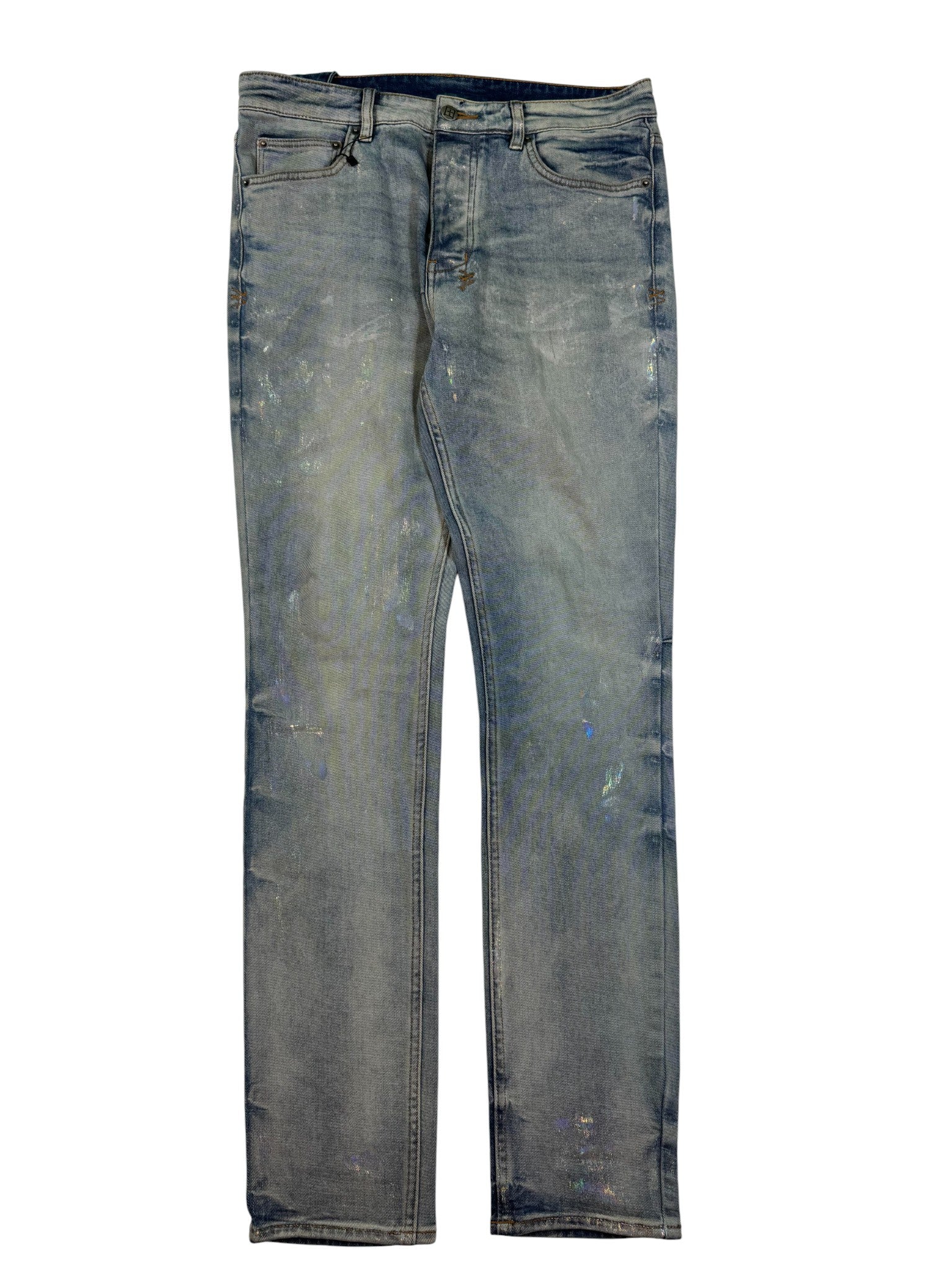 Ksubi Light Wash glitter Jeans