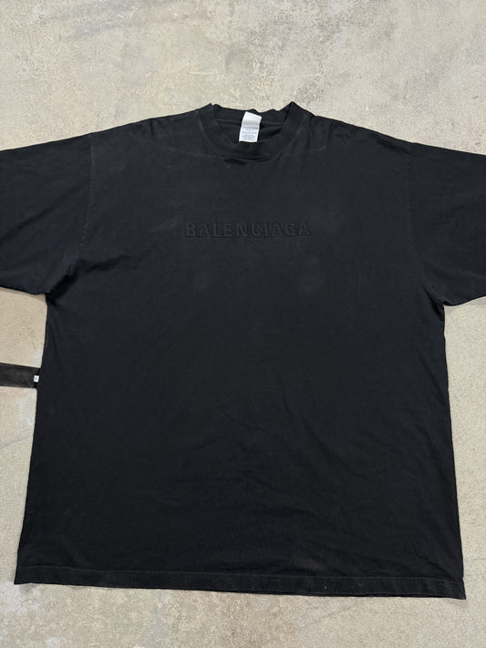 Balenciaga Inside Out Tee Black Used 4 (XL)