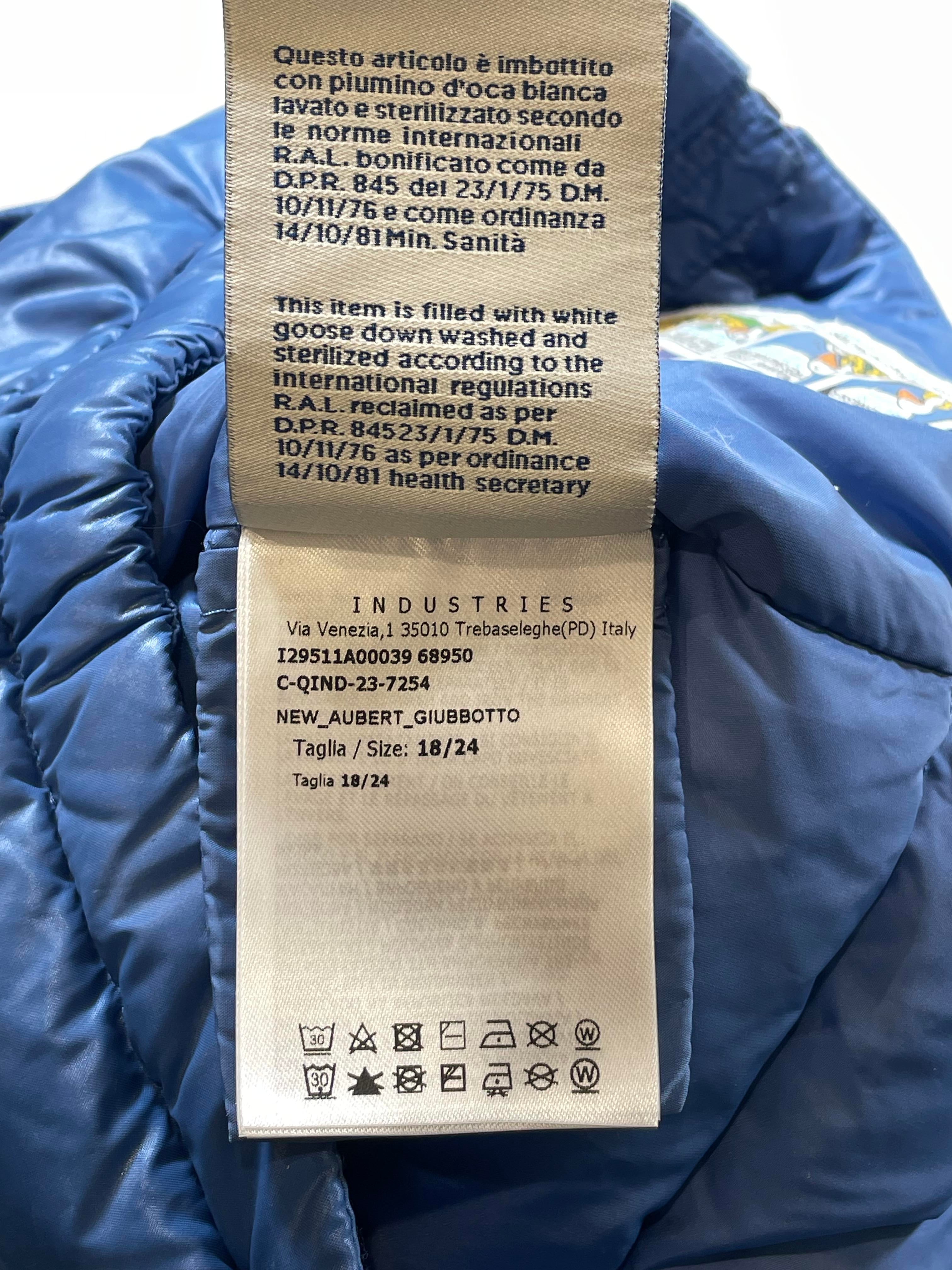 Moncler Kids Royal Blue Jacket