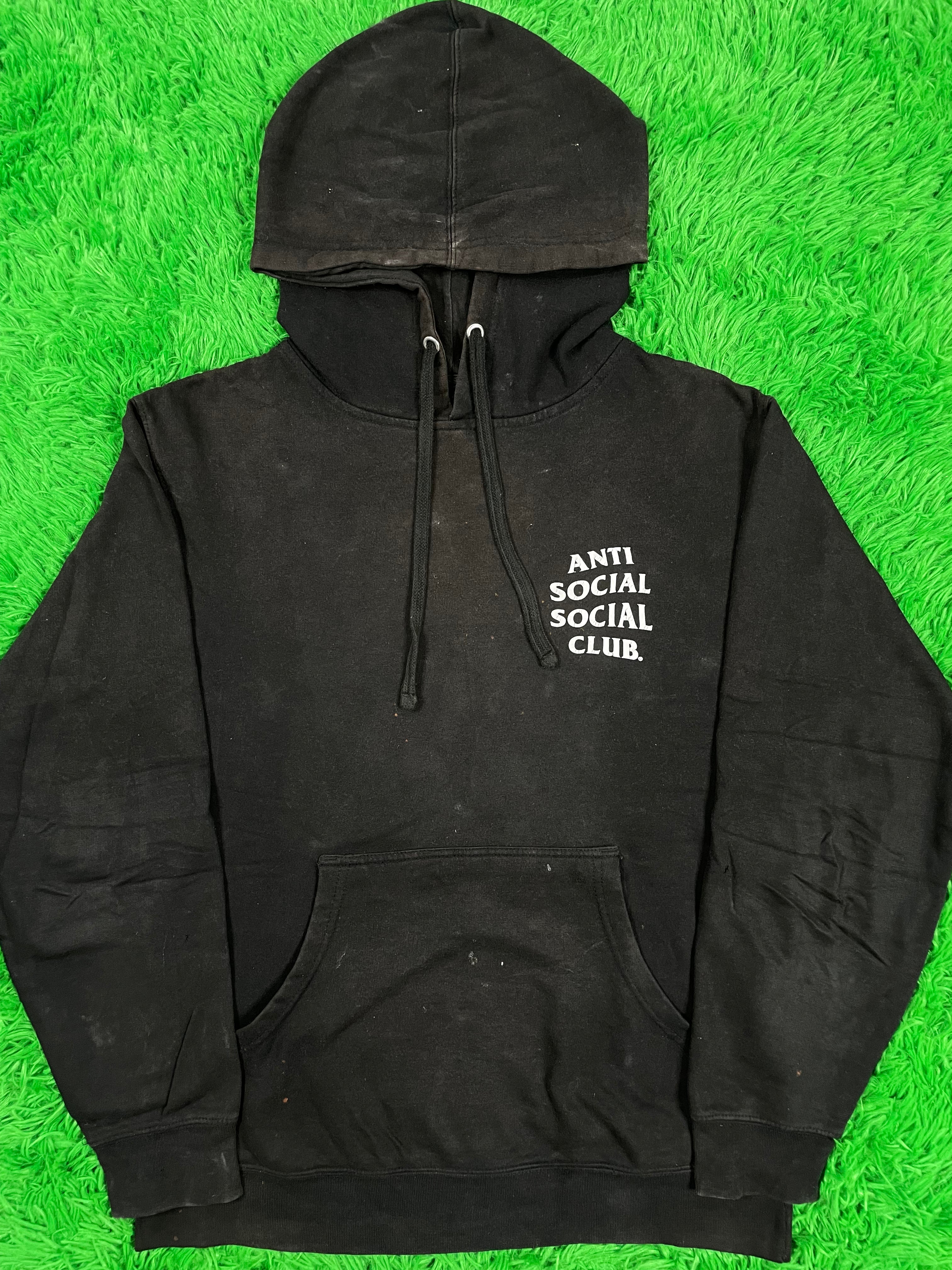 ASSC Hoodie Black Floral Small Used
