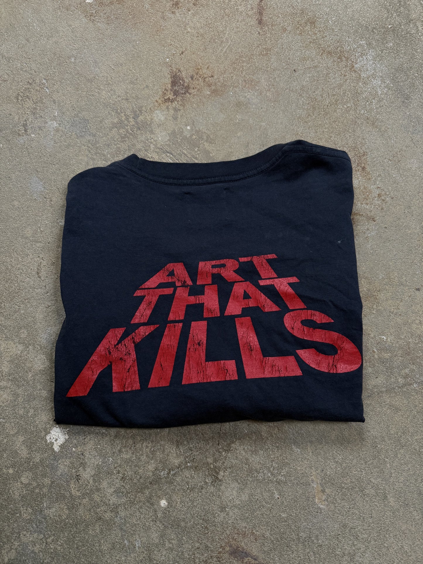 Gallery Dept Tee Navy Red ATK Used Large