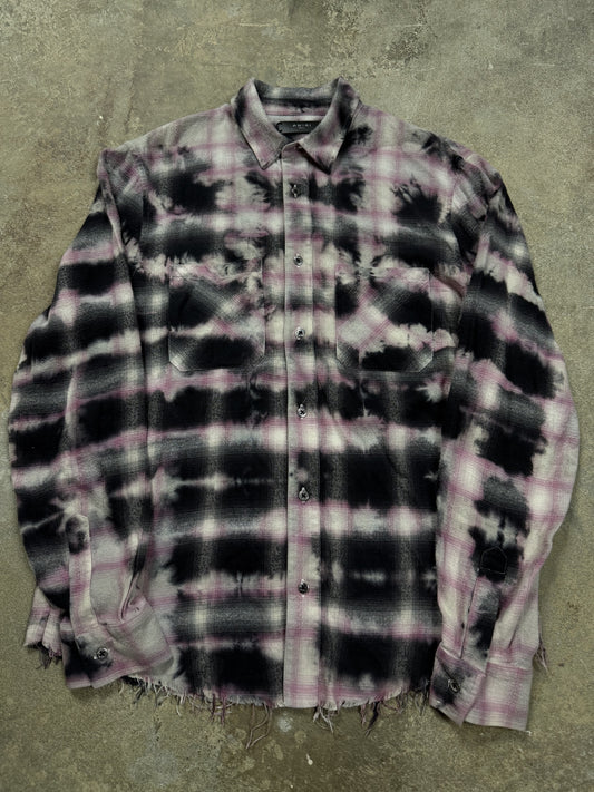 Amiri Flannel Black Pink Used Small