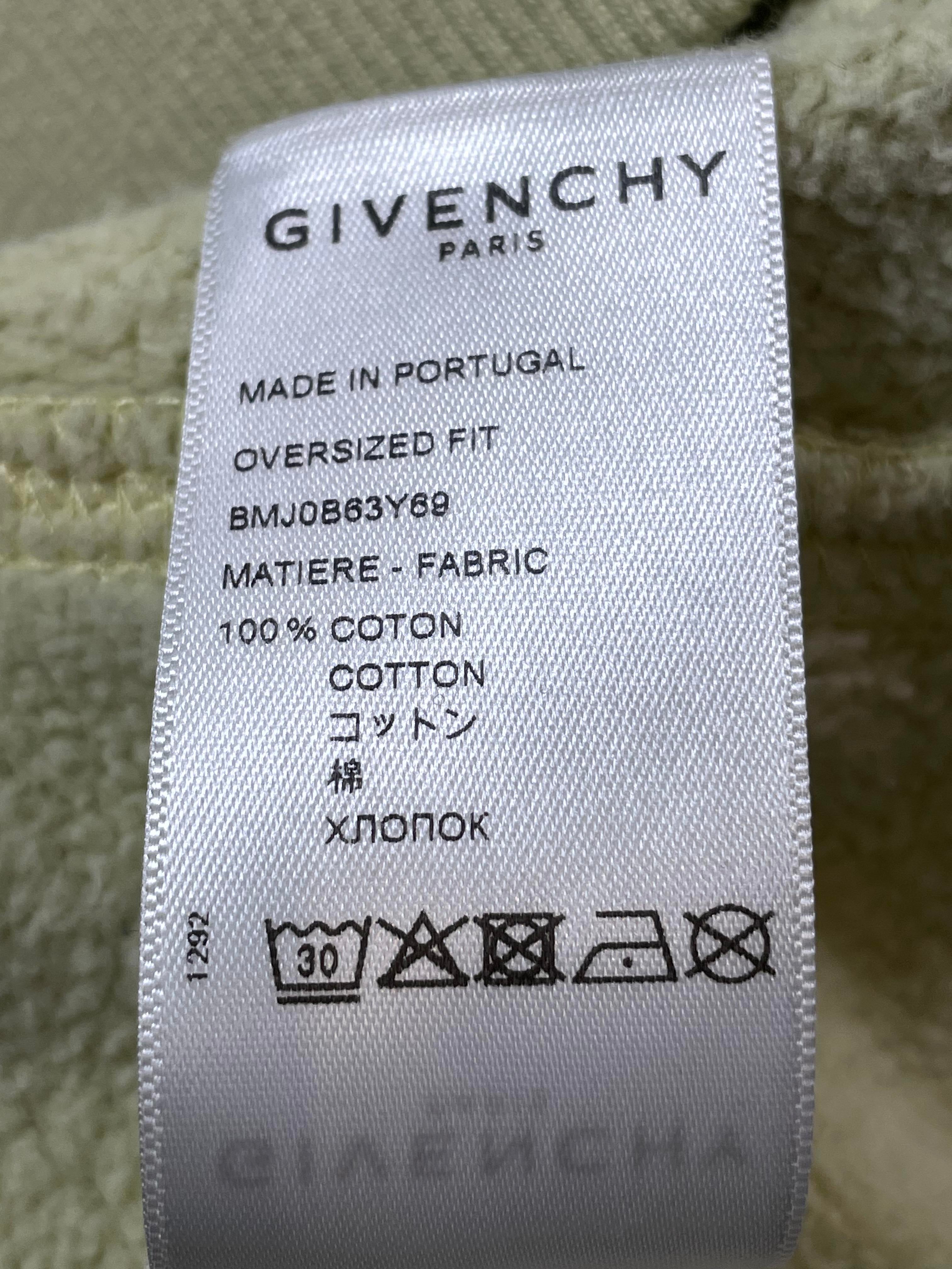 Givenchy Multi Logo Pale & Yellow Hoodie