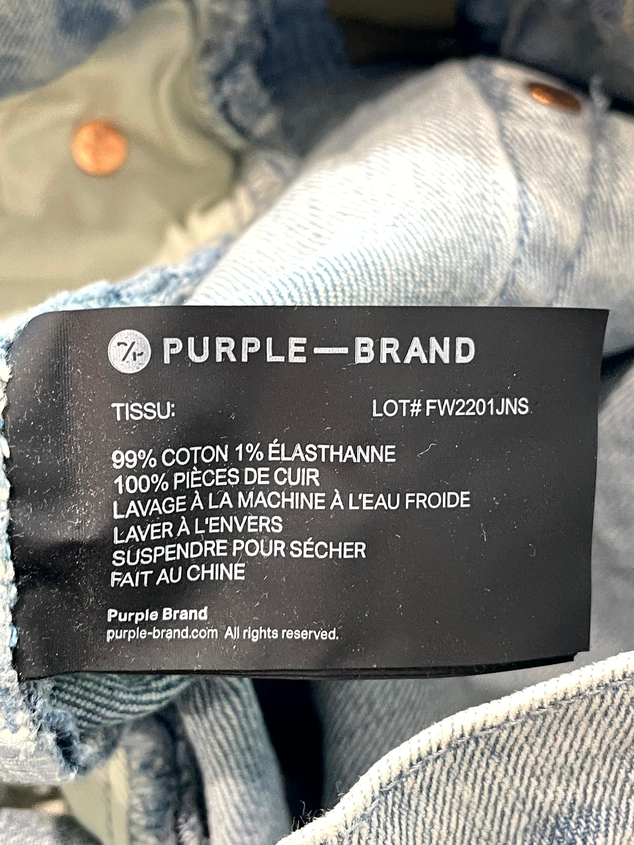Purple Brand Light Wash Jeans
