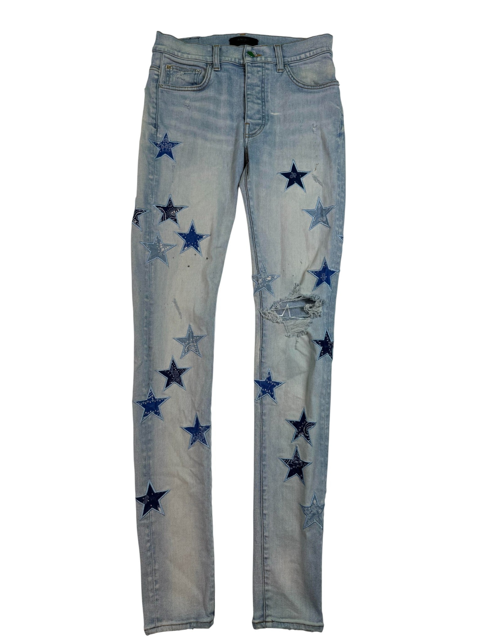 Amiri Light Wash Blue Chemist Jeans