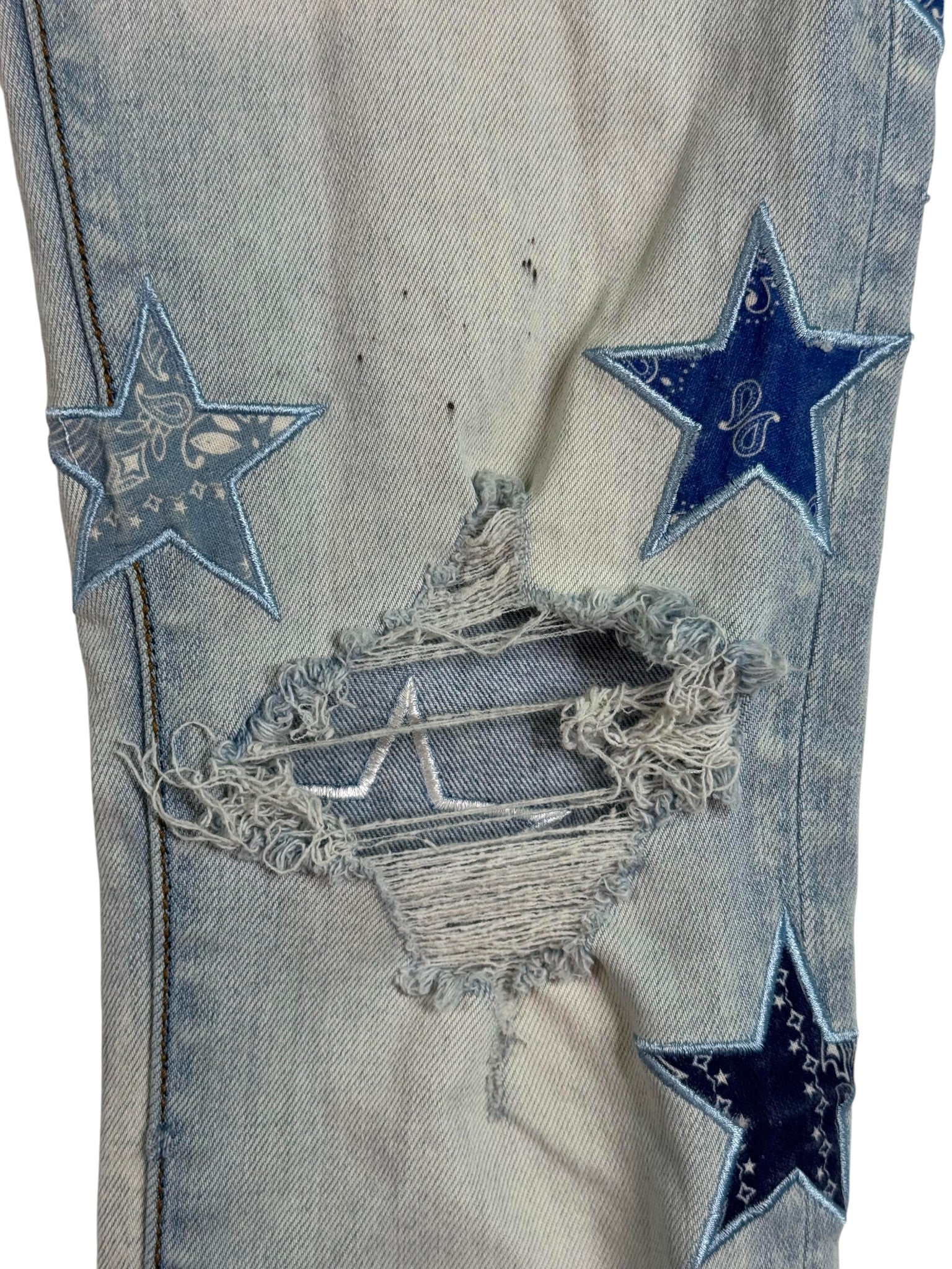 Amiri Light Wash Blue Chemist Jeans