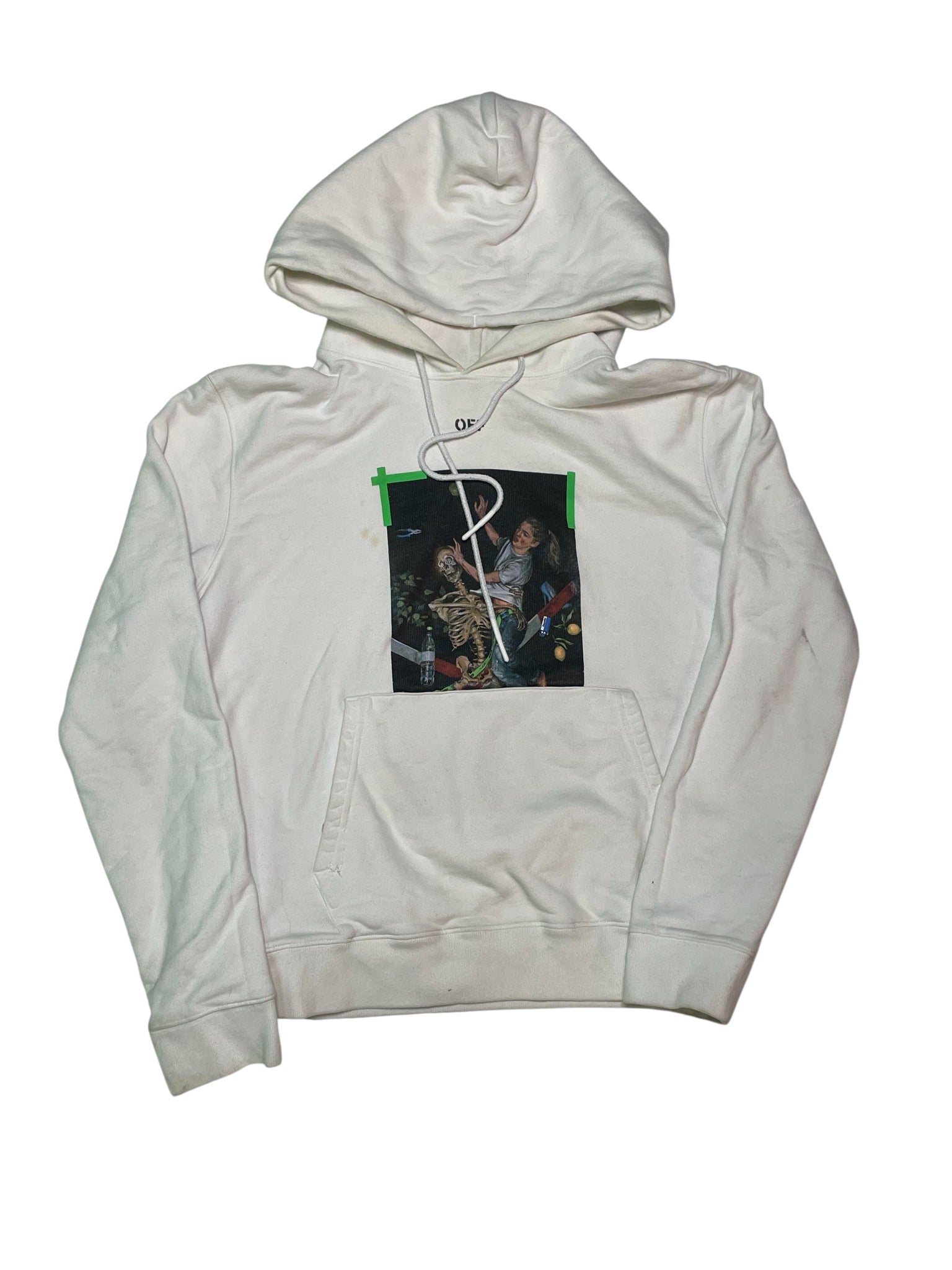 Off-White White Scholar Neon Hoodie
