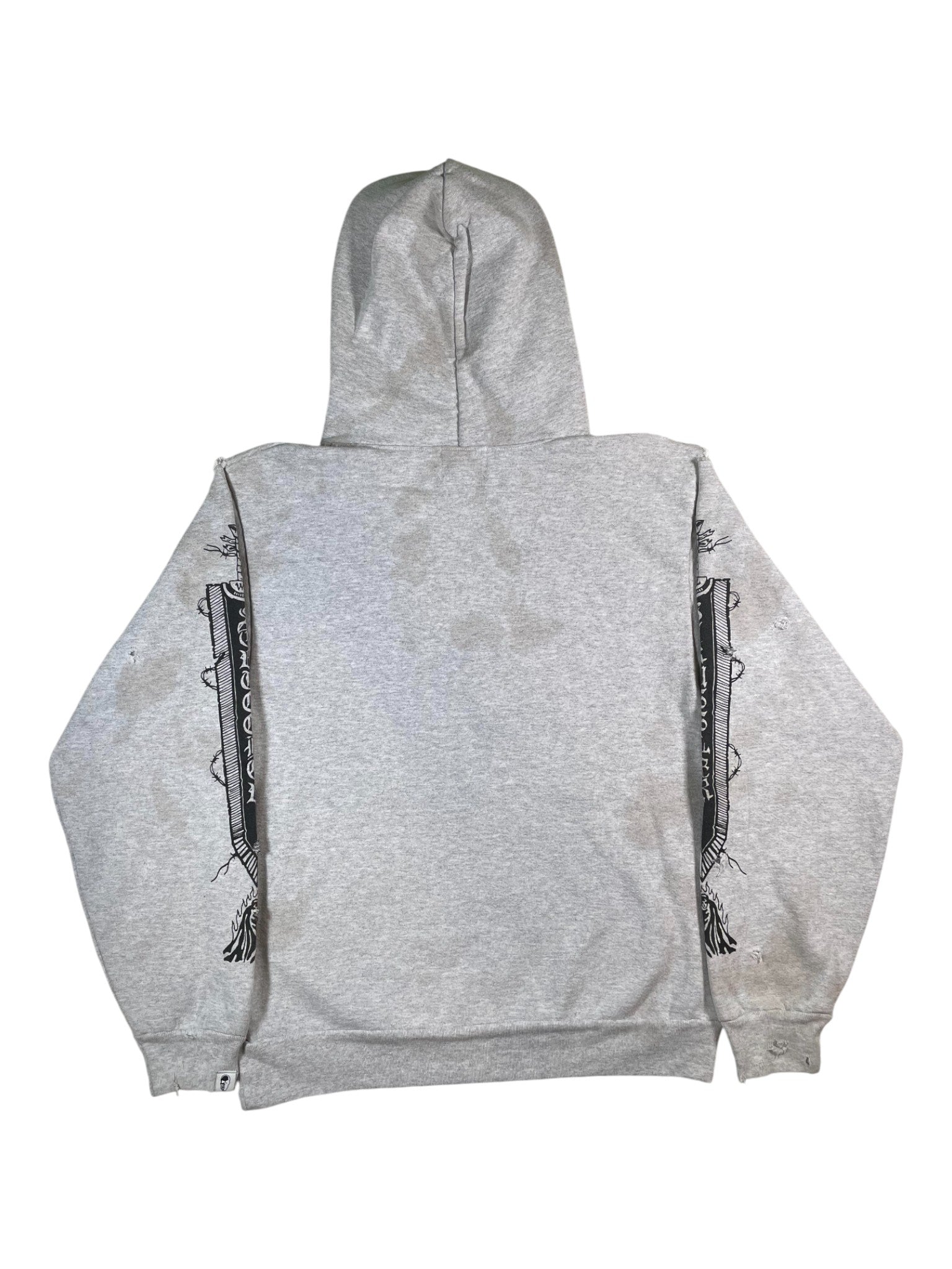 Warren Lotas Grey & Black Hoodie
