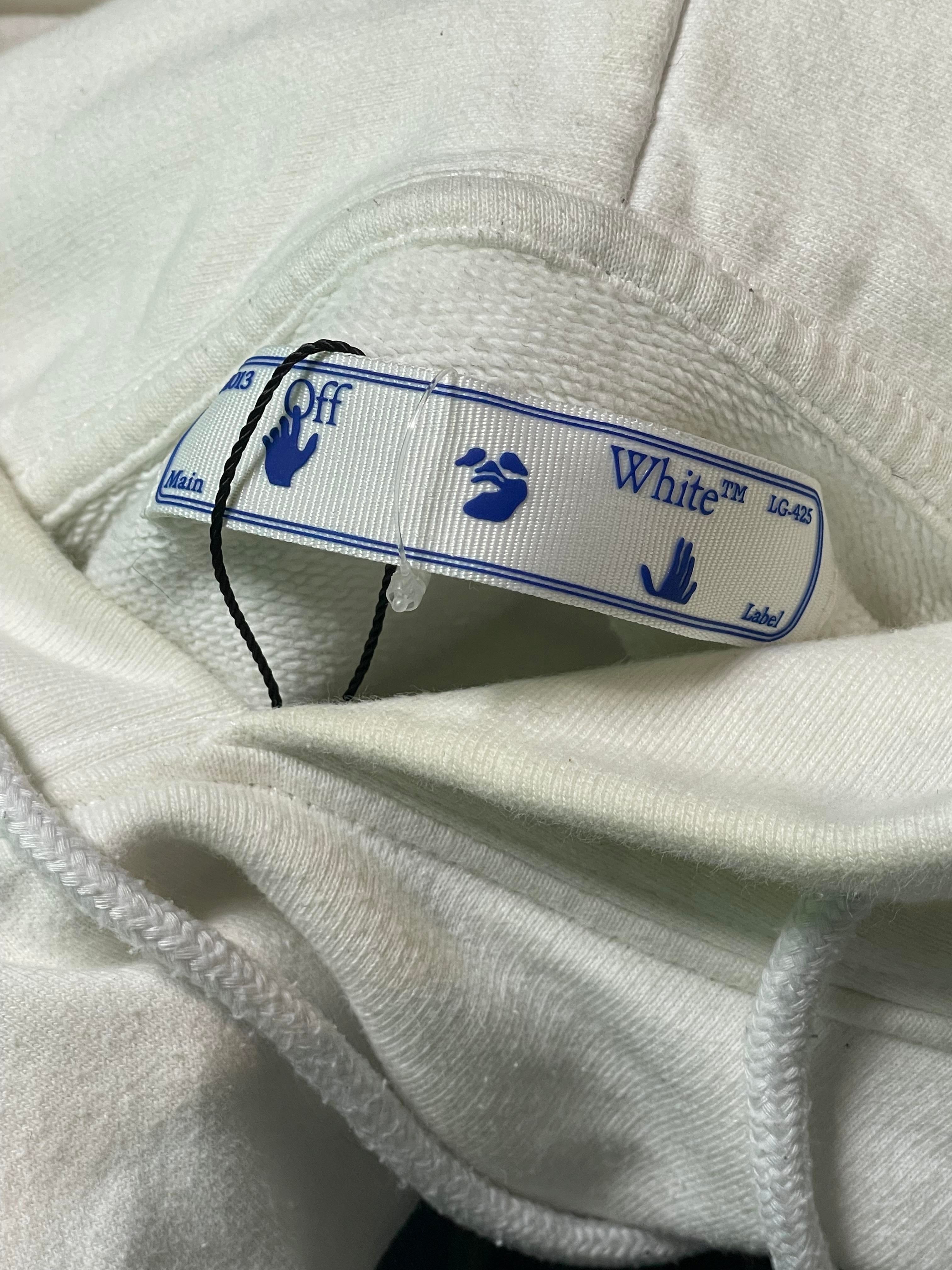 Off-White White Scholar Neon Hoodie