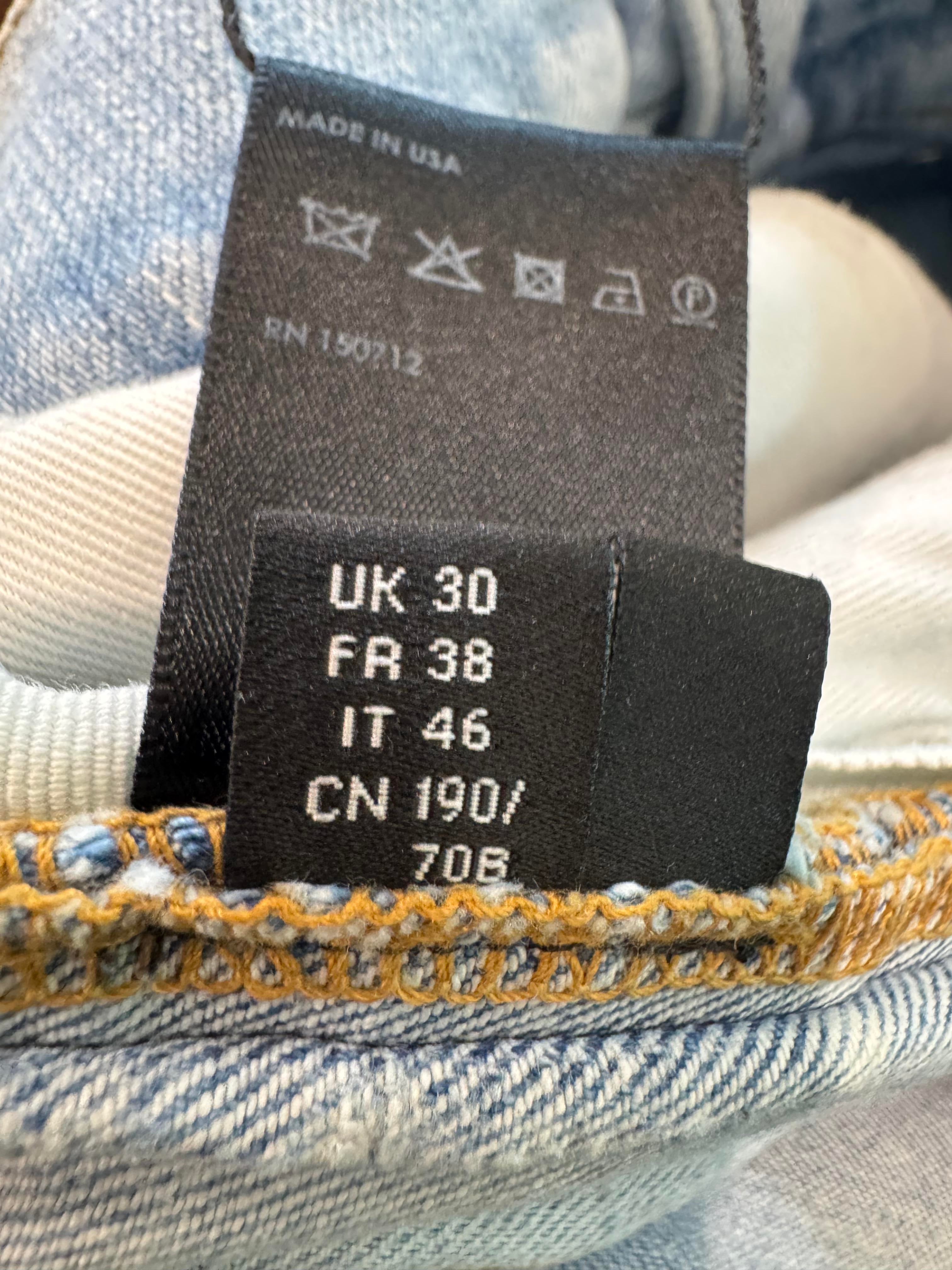 Amiri Light Wash Blue Chemist Jeans