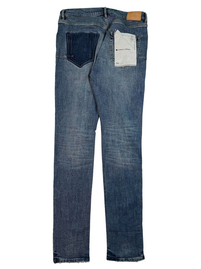 Purple Brand Blue Patched Jeans