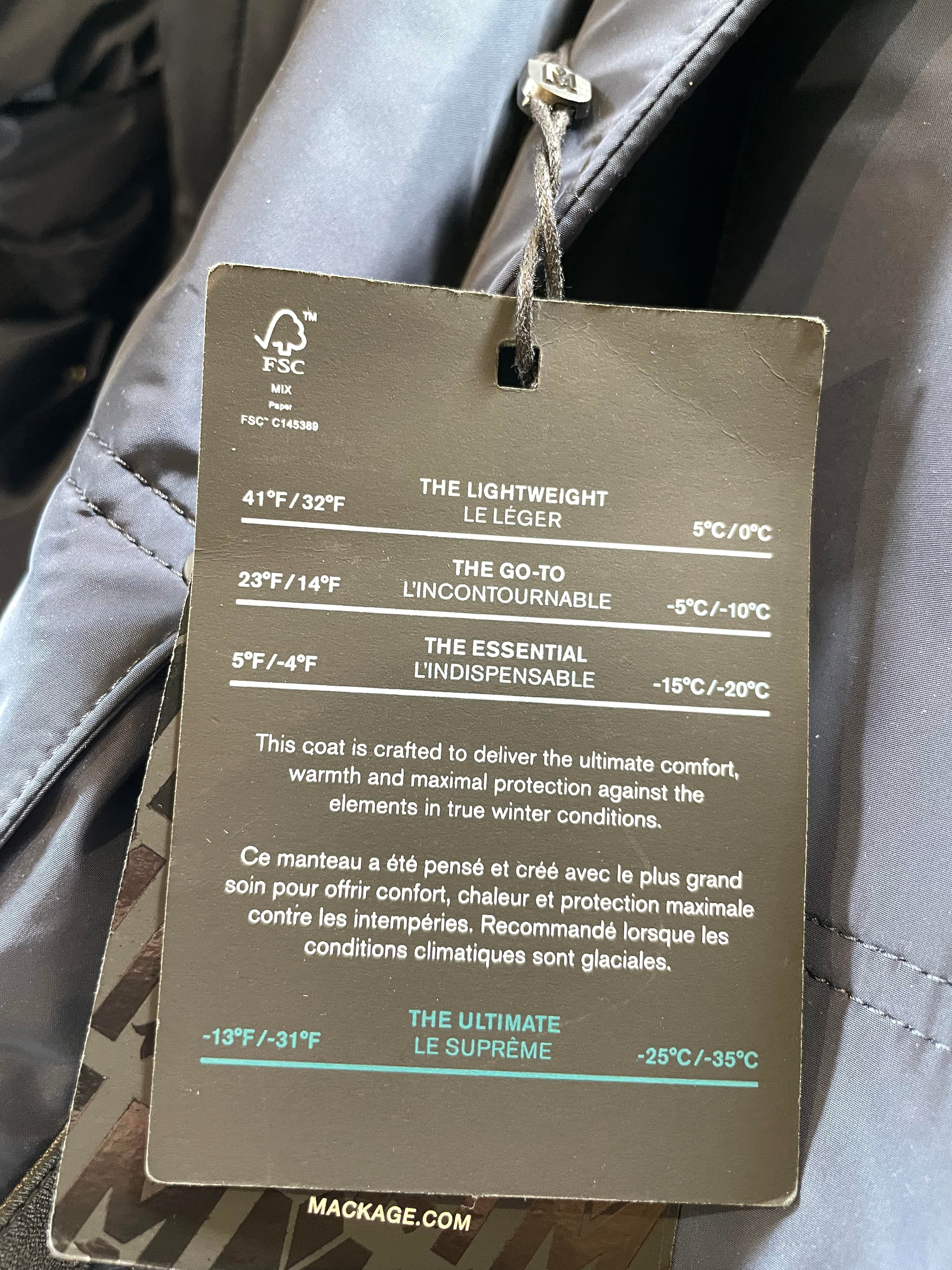 Mackage Viggo Navy Puffer Jacket