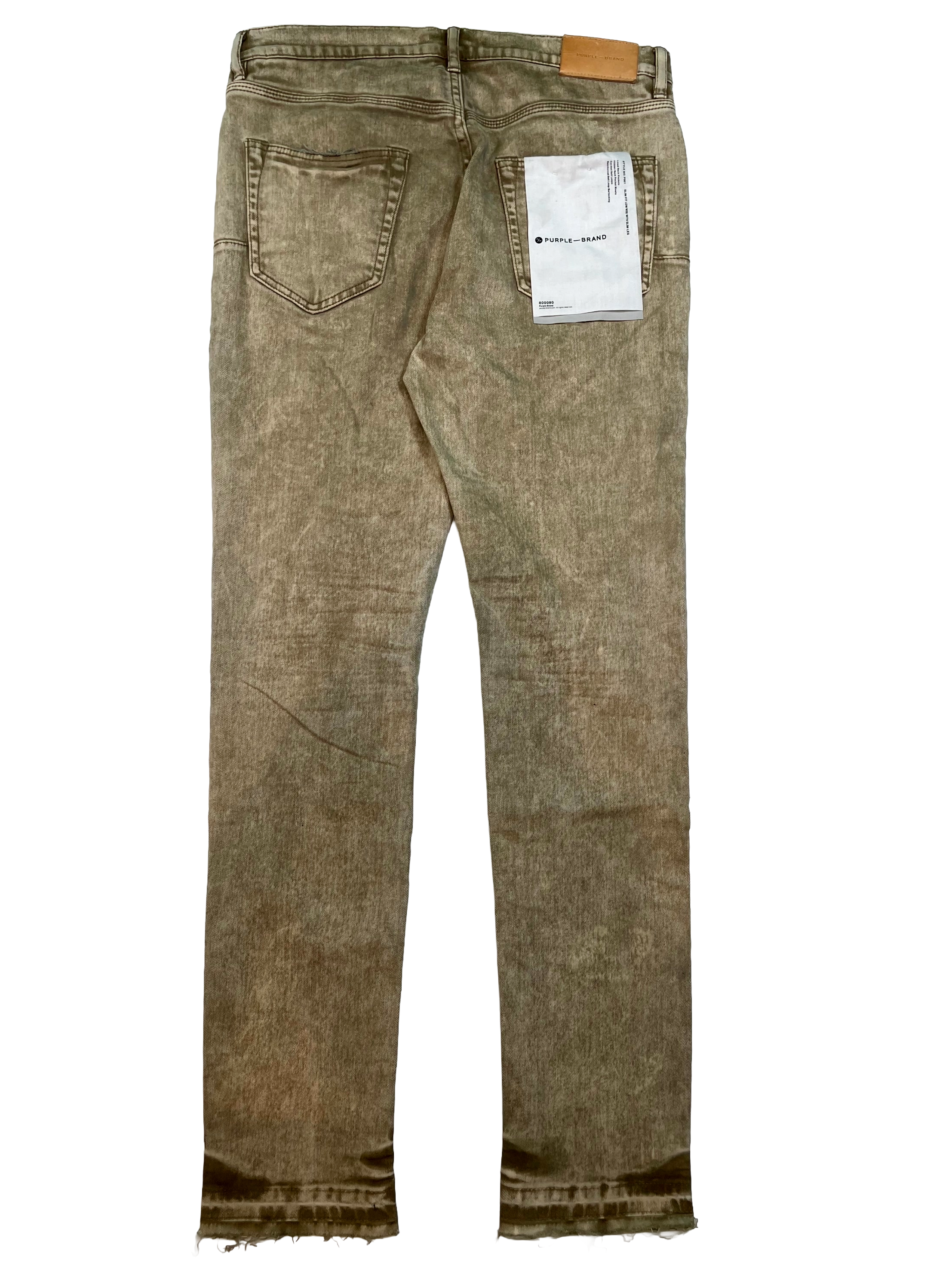 Purple Tan Jeans