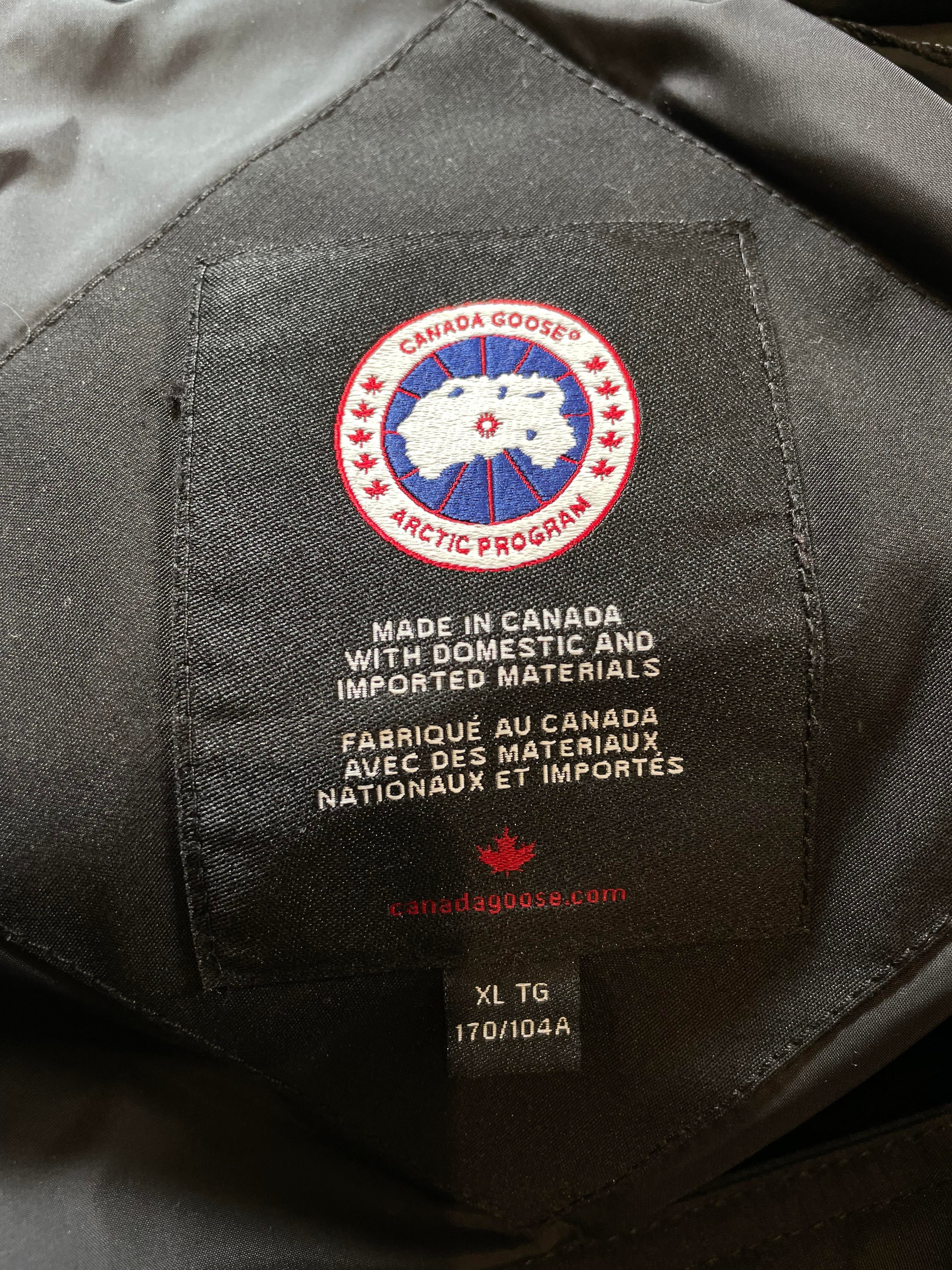 Canada Goose Women's Expedition Black Parka Jacket