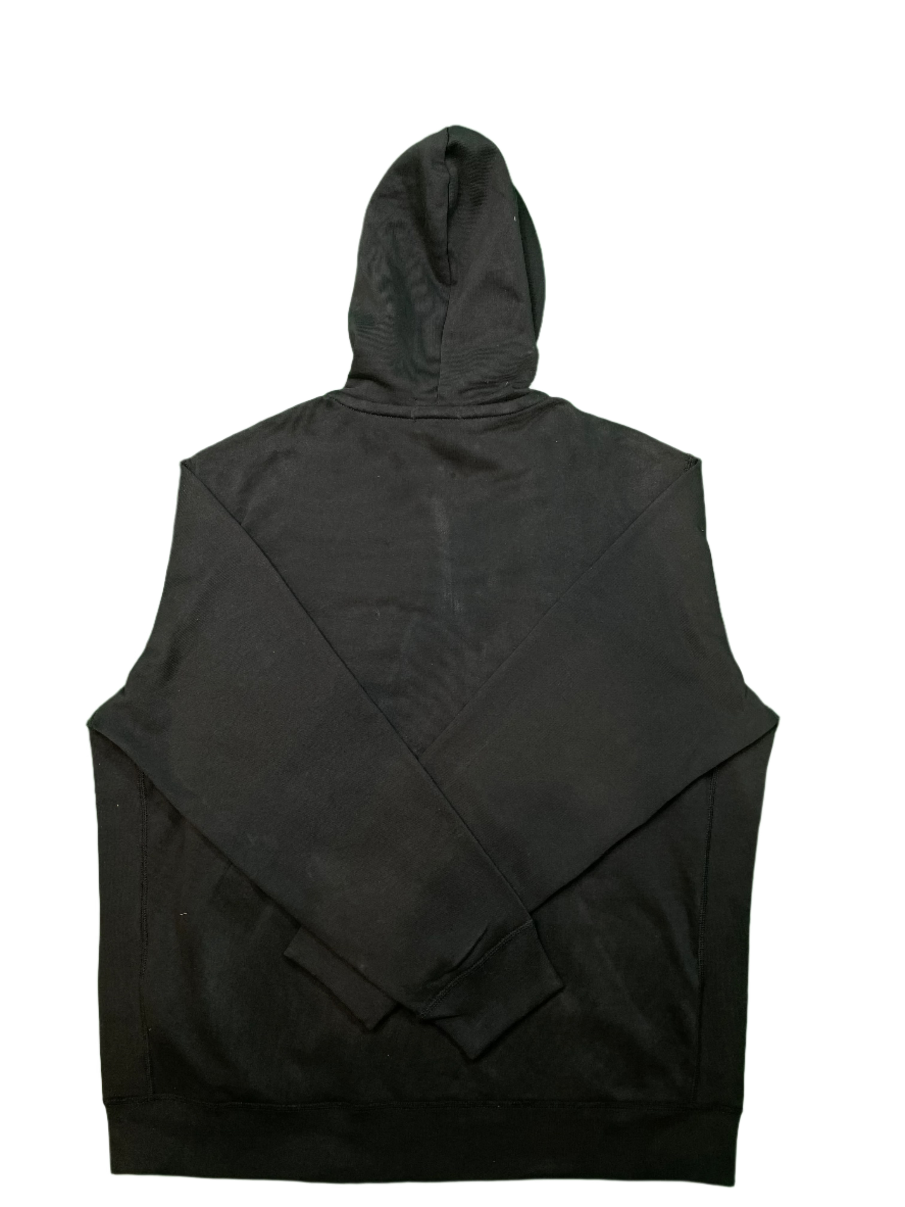 Polo Zip Up Black Hoodie