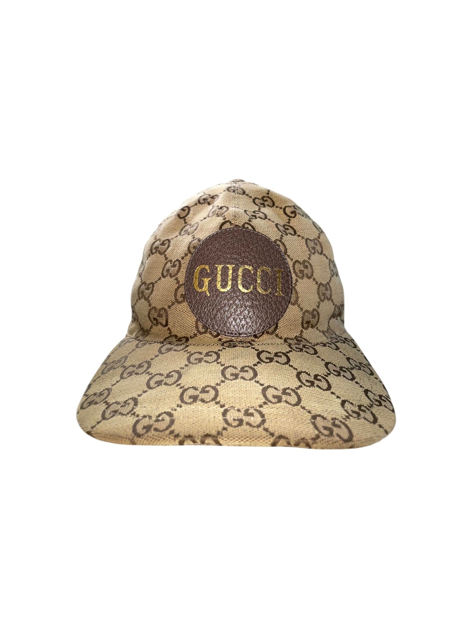 Gucci Monogram Patch Brown Hat