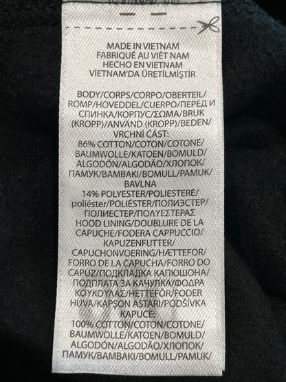 Polo Zip Up Black Hoodie