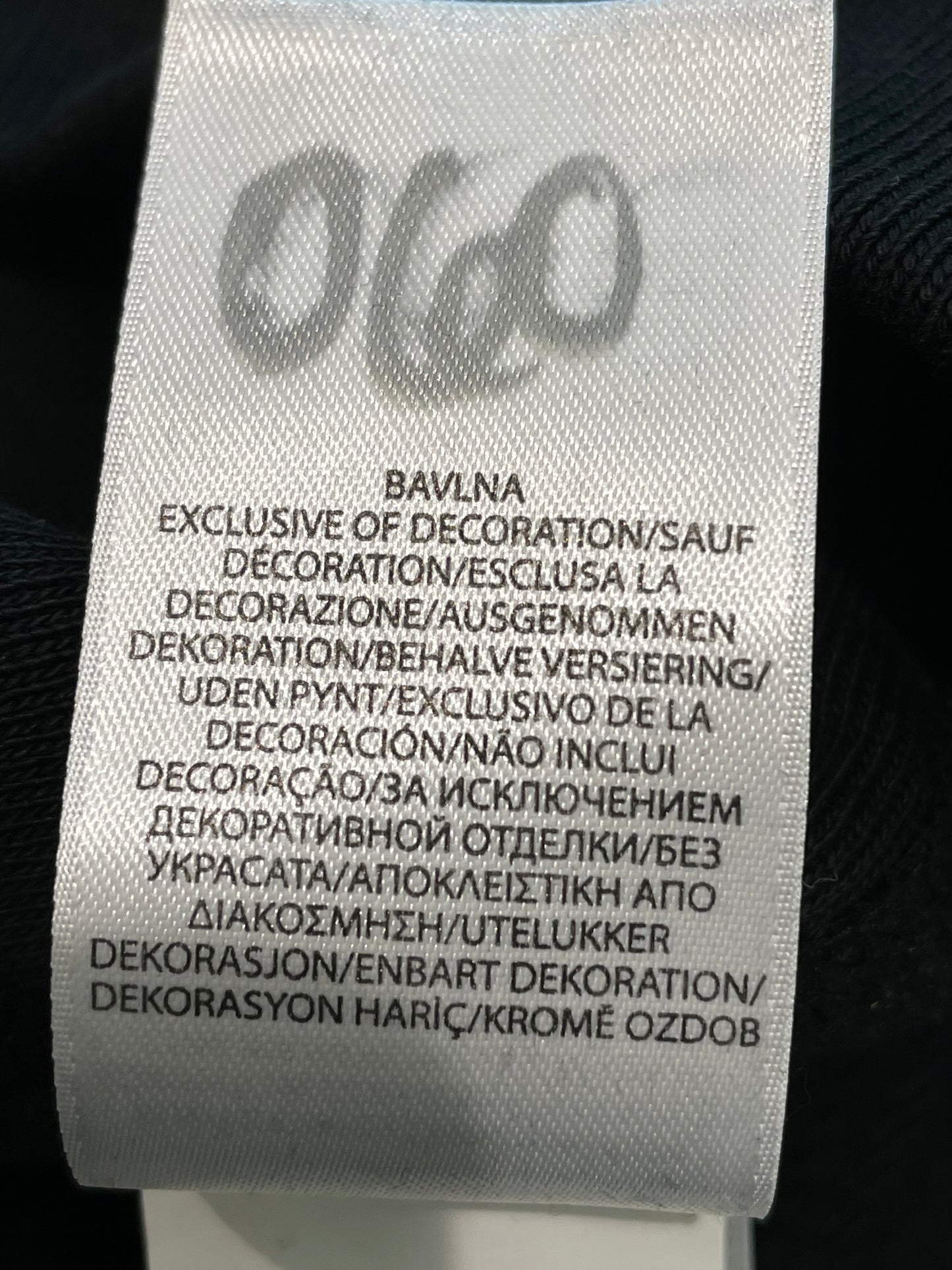 Polo Zip Up Black Hoodie