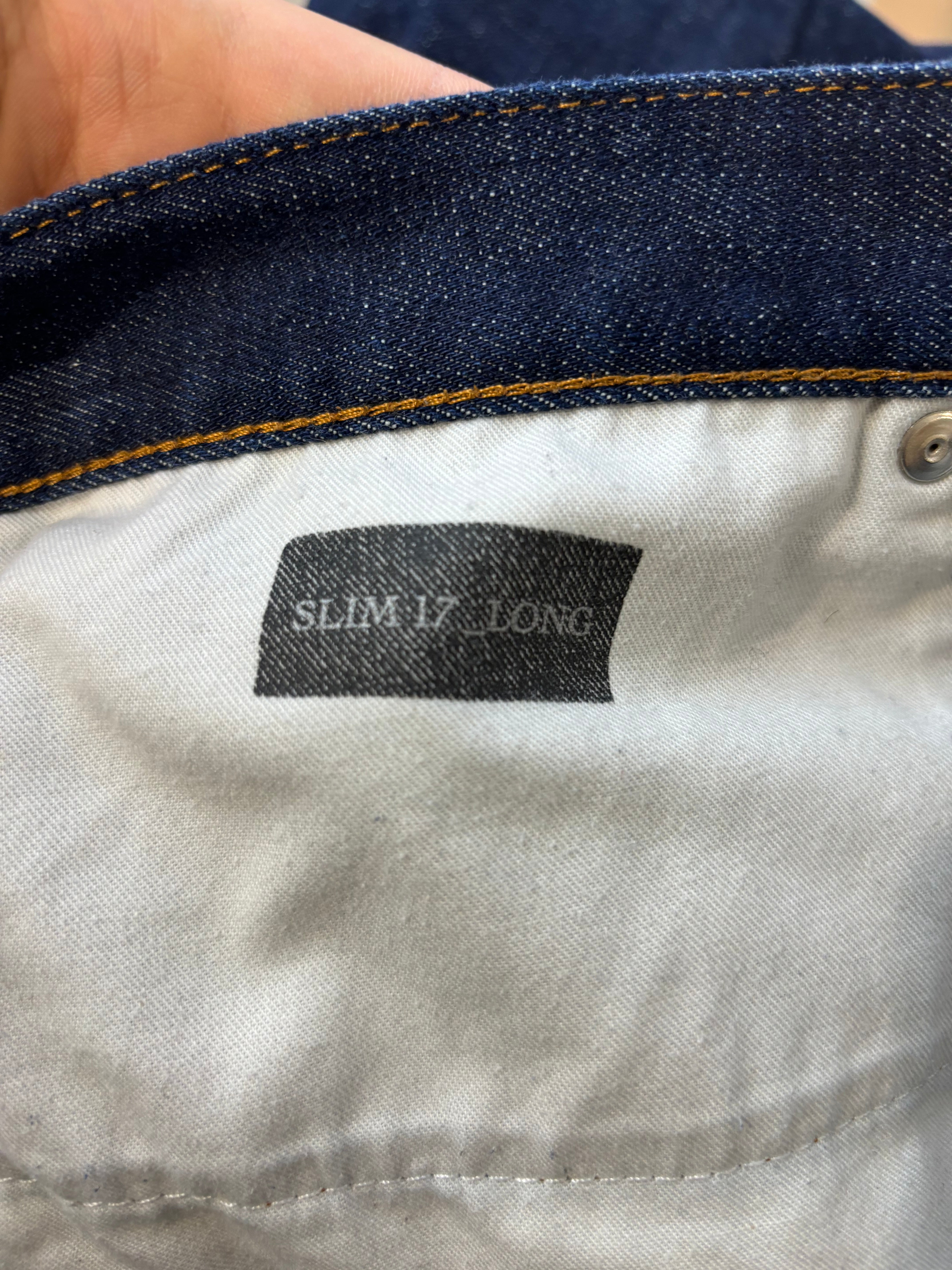 Dior Navy Reversible Denim Jeans