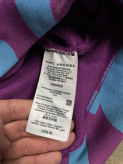 Marc Jacobs Monogram Sweatsuit Purple Baby Blue Used S-XS (Fits Medium)