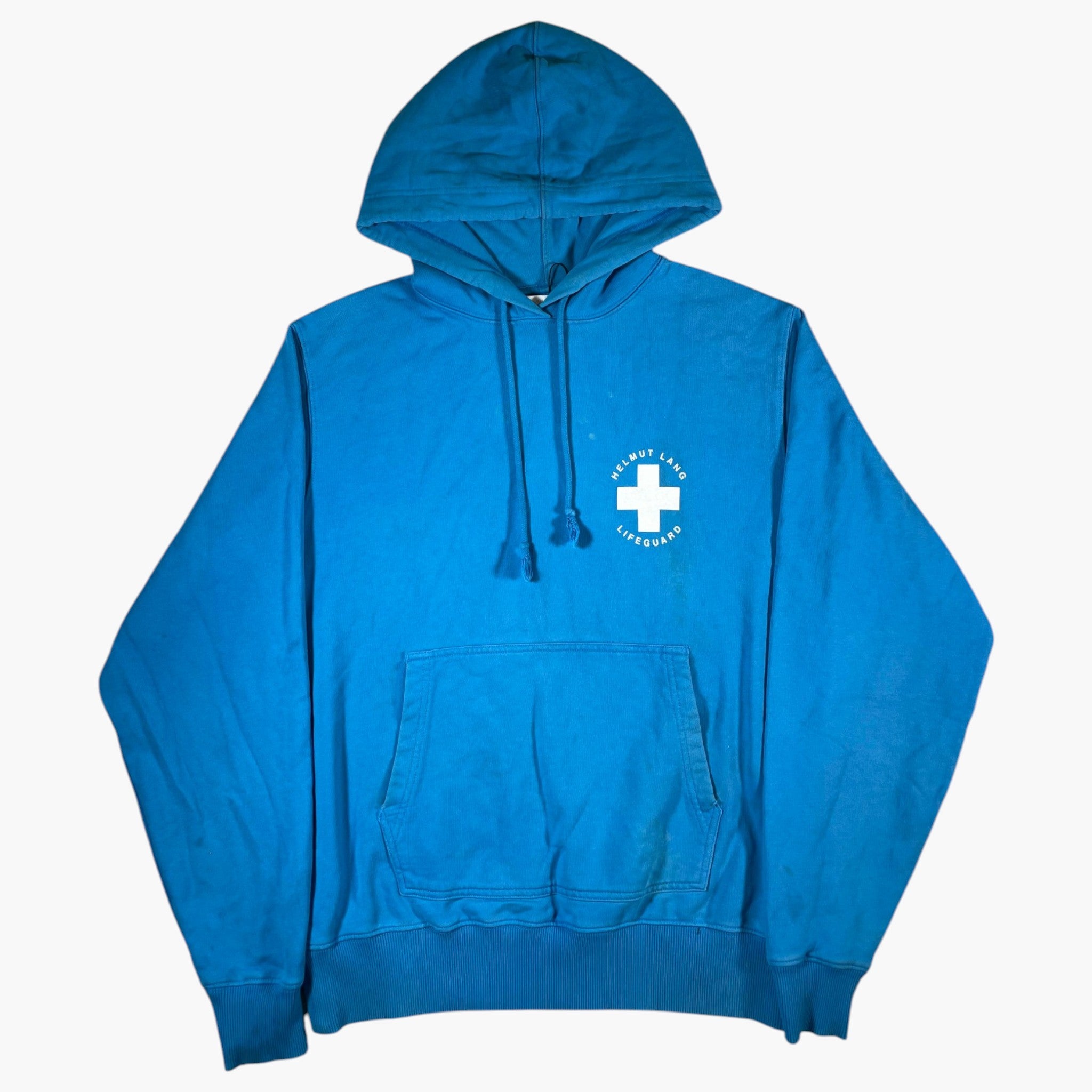 Helmut Lang Lifeguard Blue Hoodie