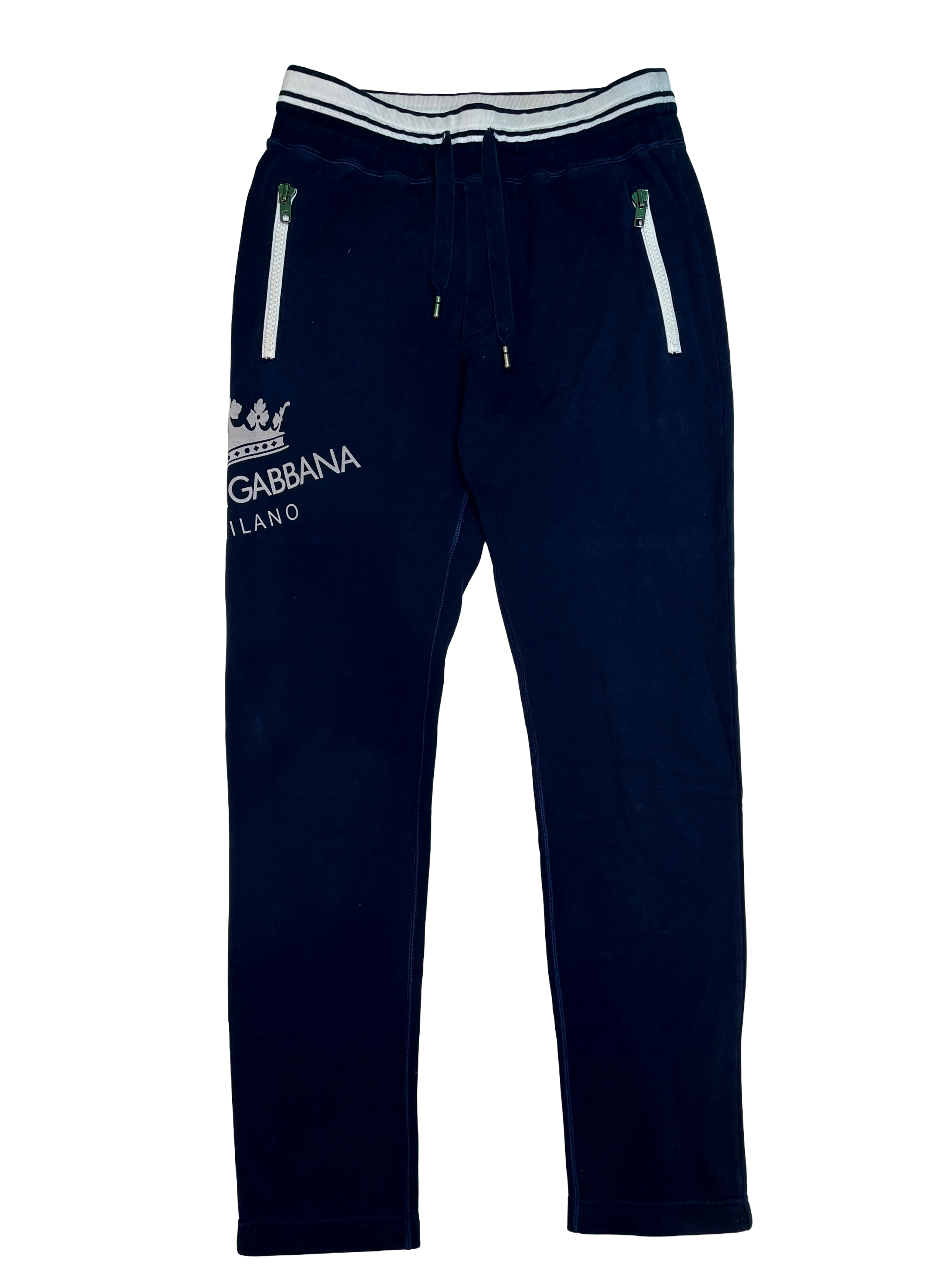 D&G Crown Logo Navy & White Sweats