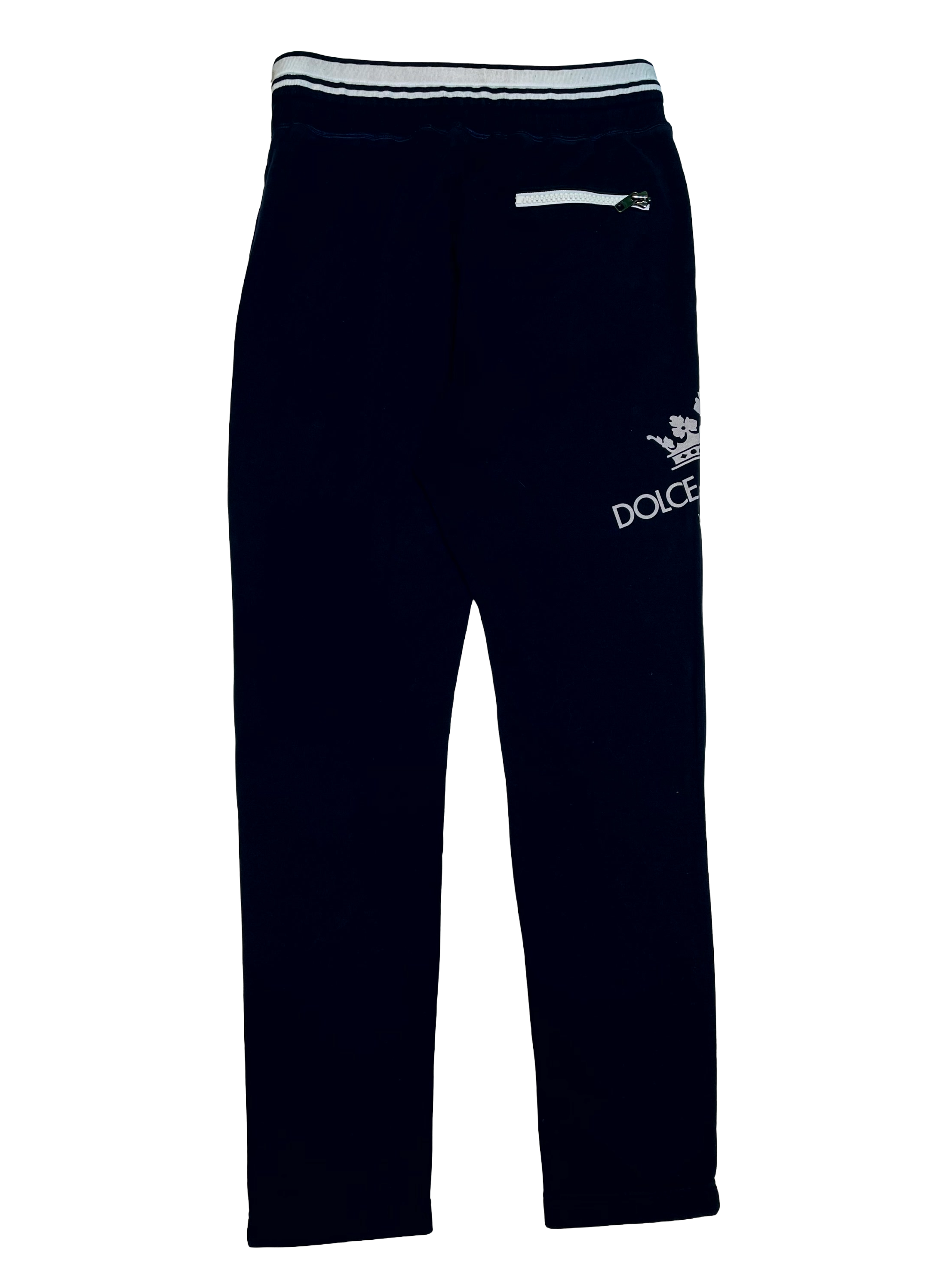 D&G Crown Logo Navy & White Sweats