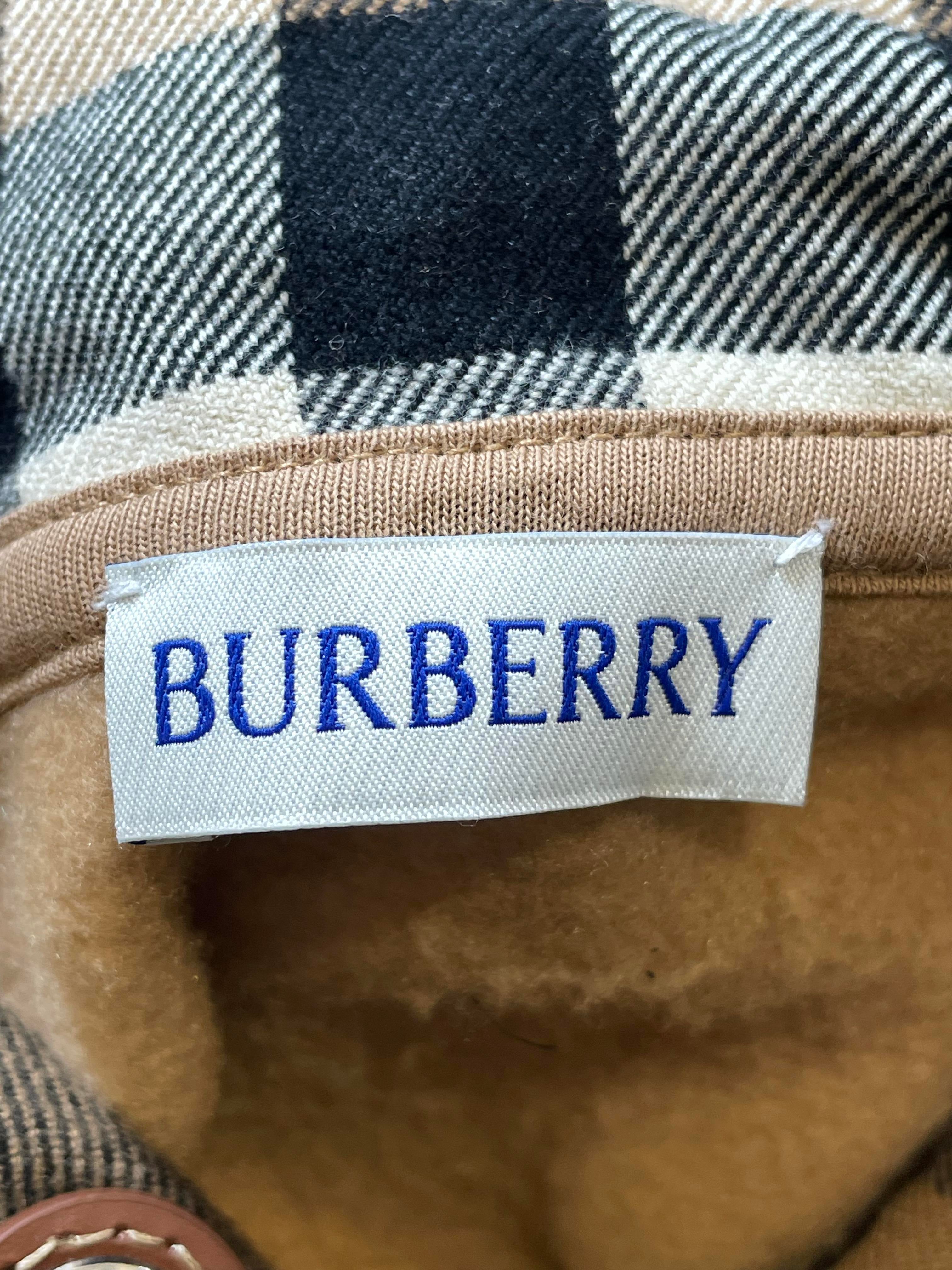 Burberry Monogram Hood Tan Hoodie