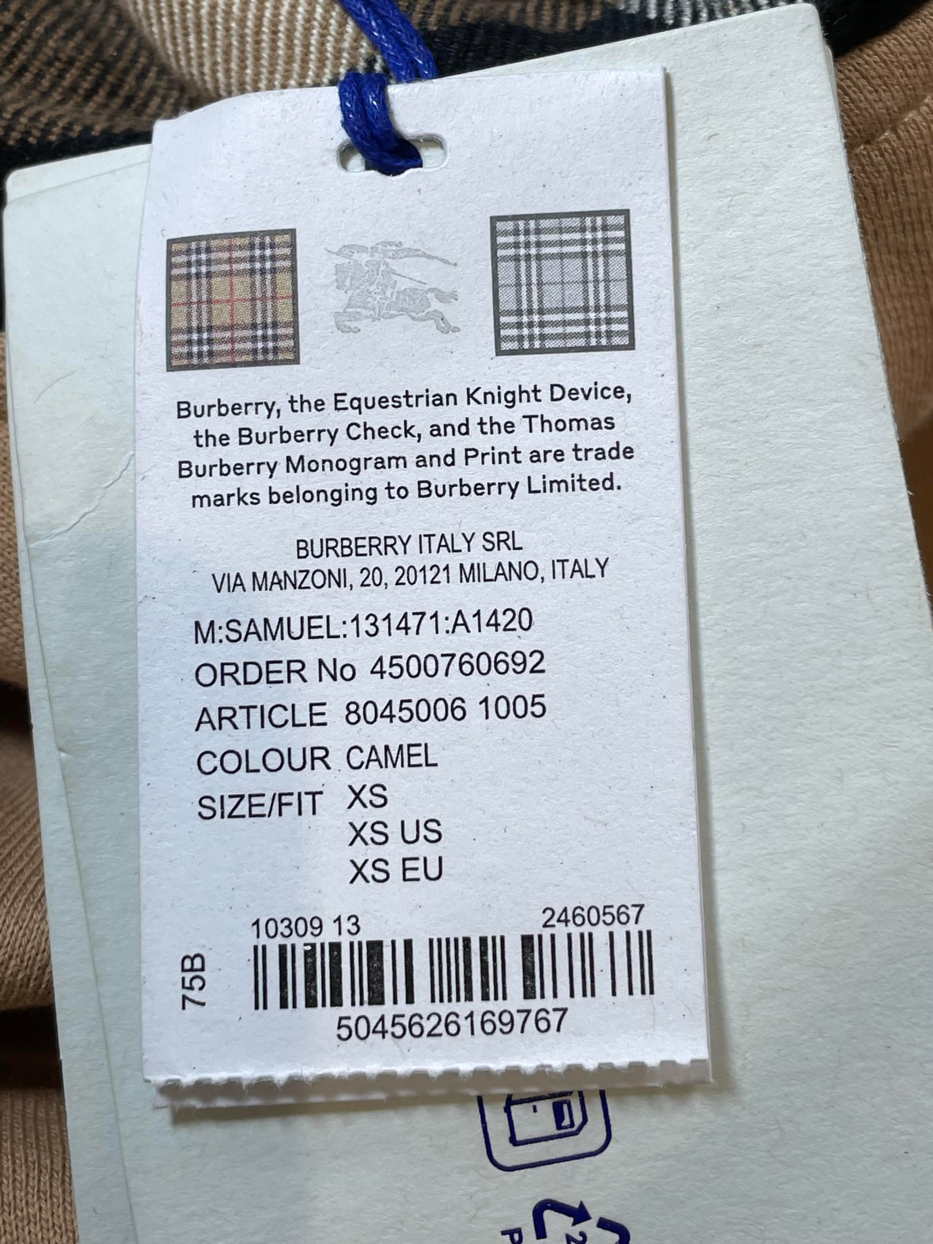 Burberry Monogram Hood Tan Hoodie