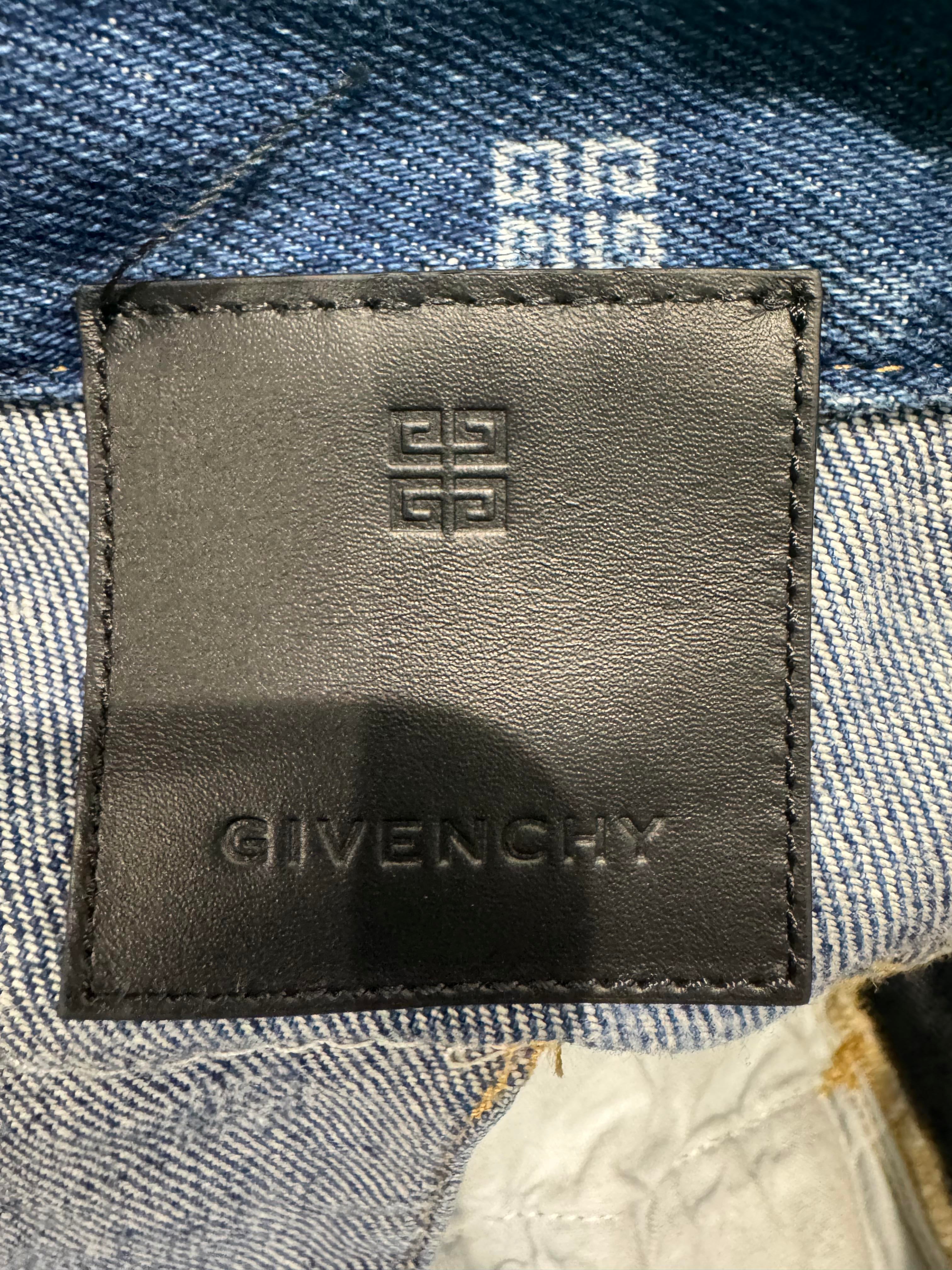 Givenchy Dark Wash Monogram Jeans