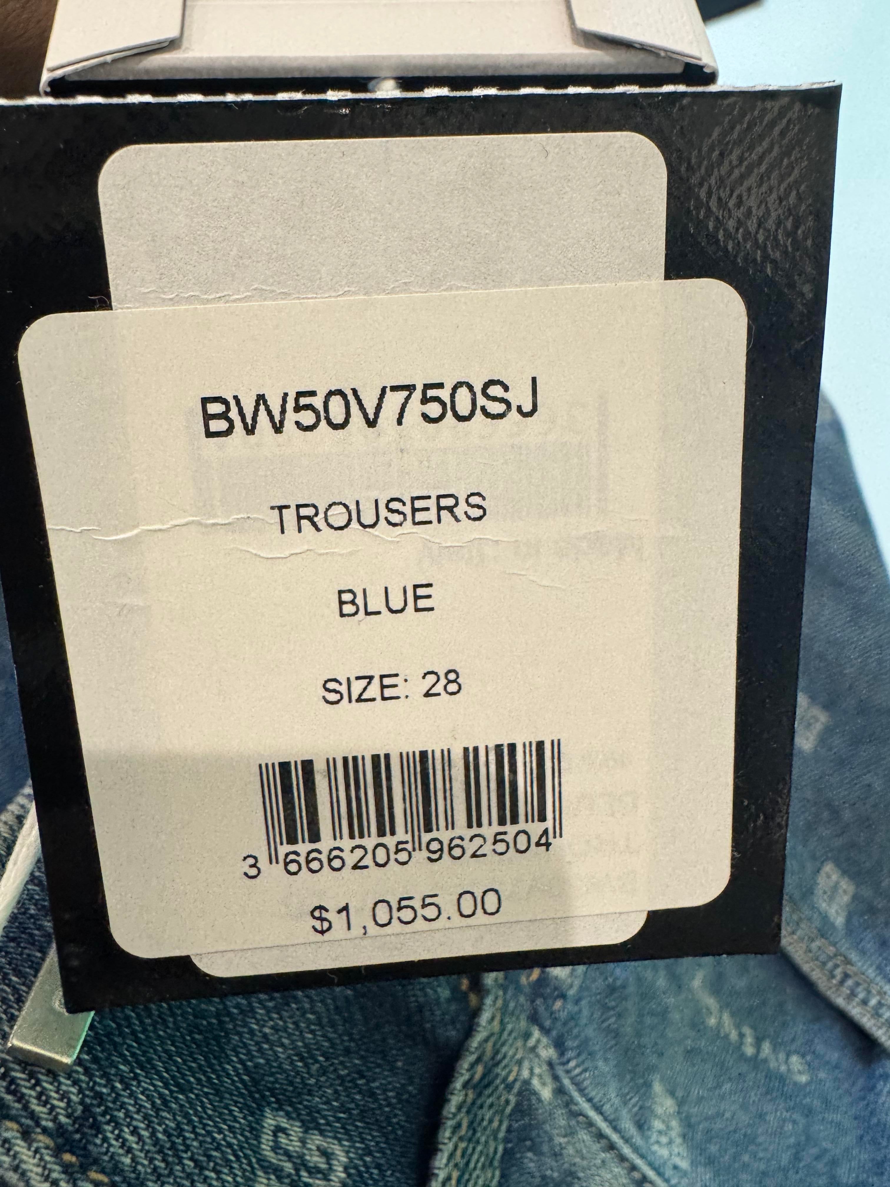 Givenchy Dark Wash Monogram Jeans