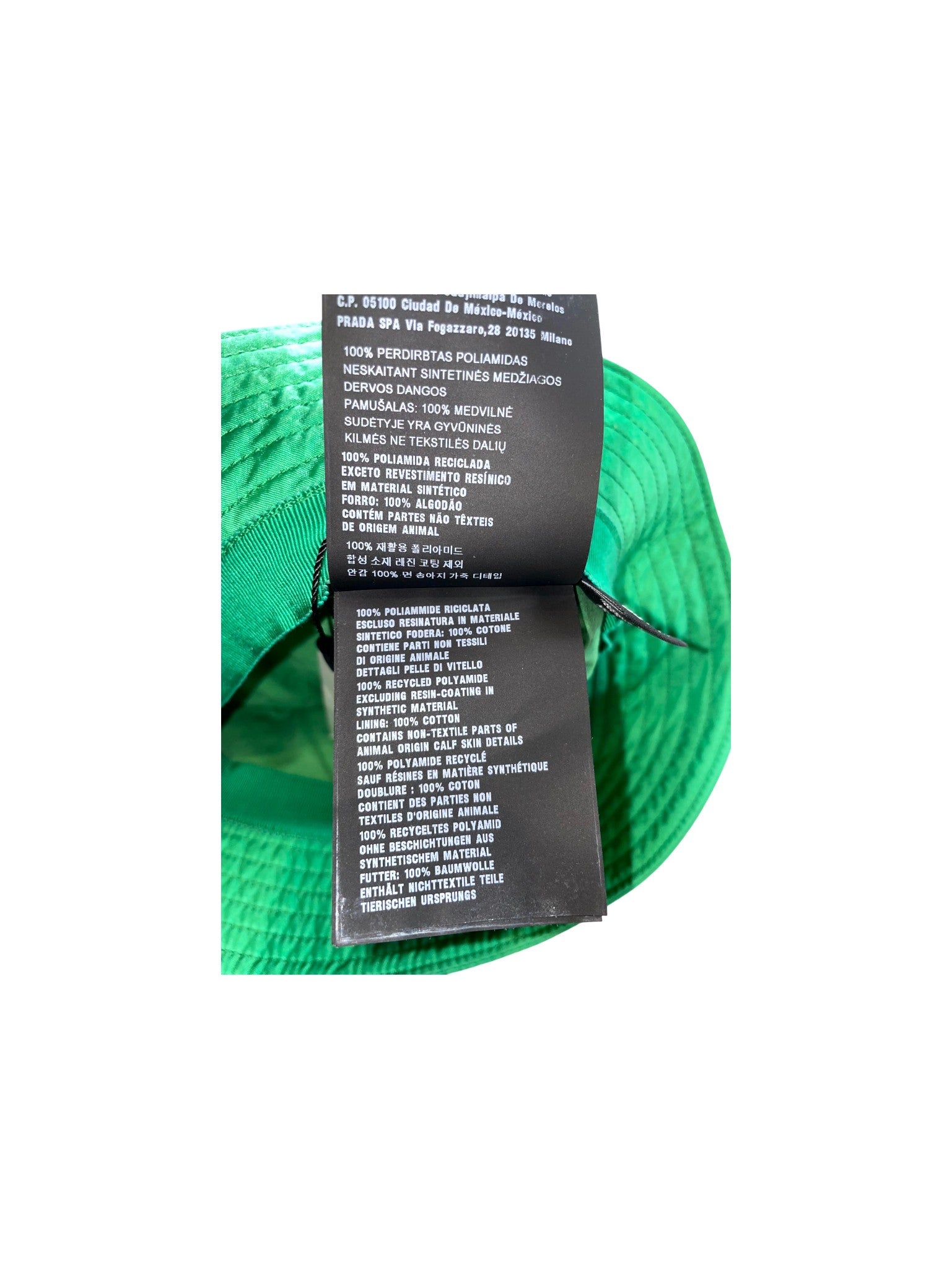 Prada Green Bucket Hat