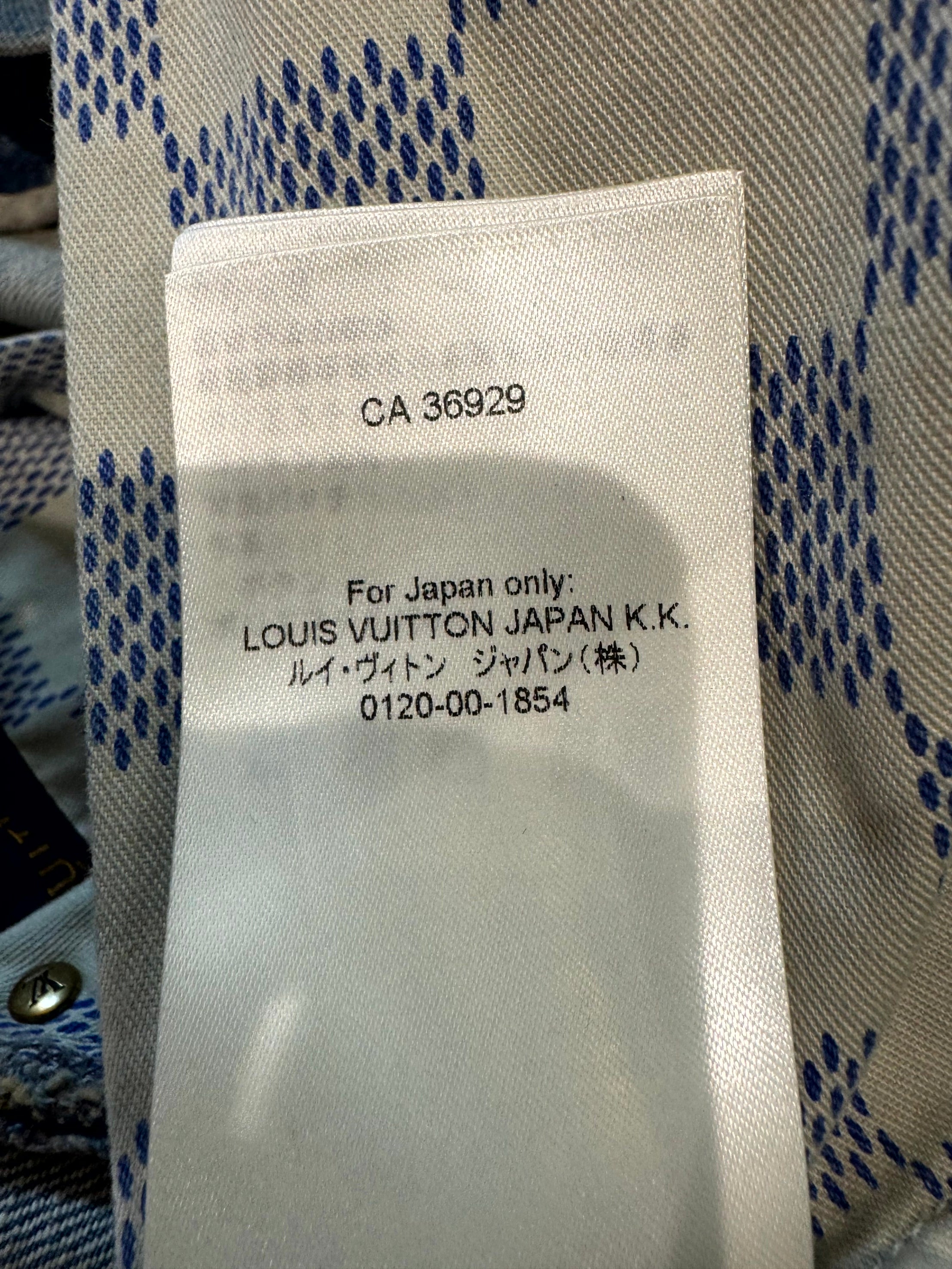 Louis Vuitton Pharell Wide Leg Denim Light Wash Jeans