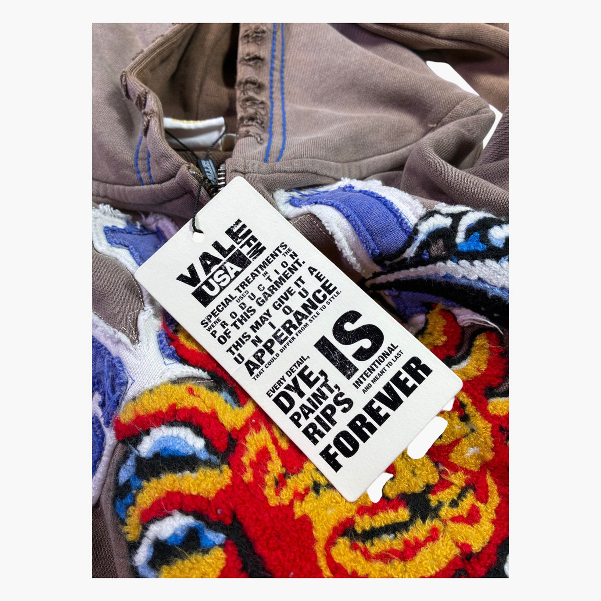 Vale Sunny Brown Zip Up