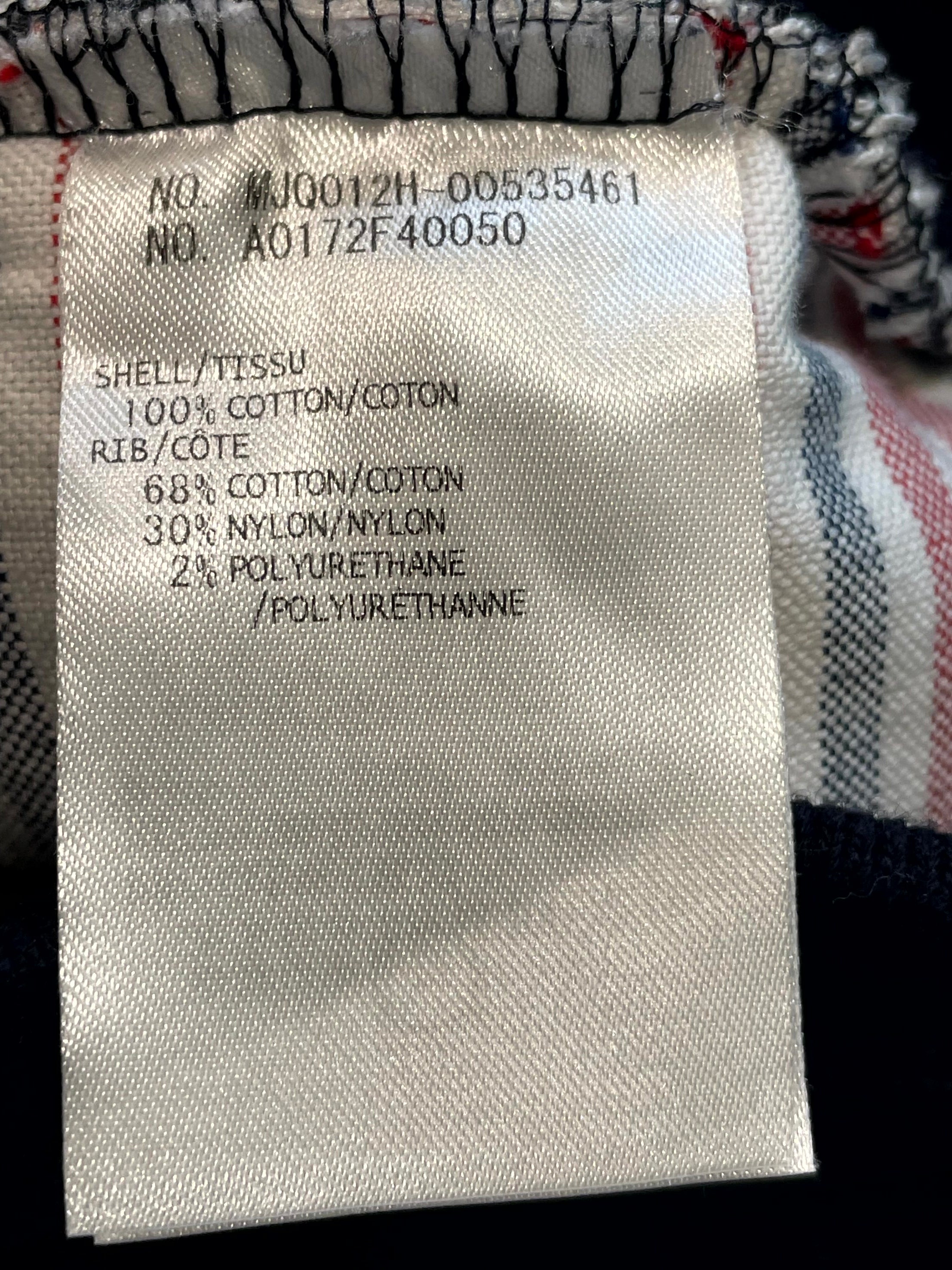 Thom Browne Stripe Sweat Navy & White Shorts